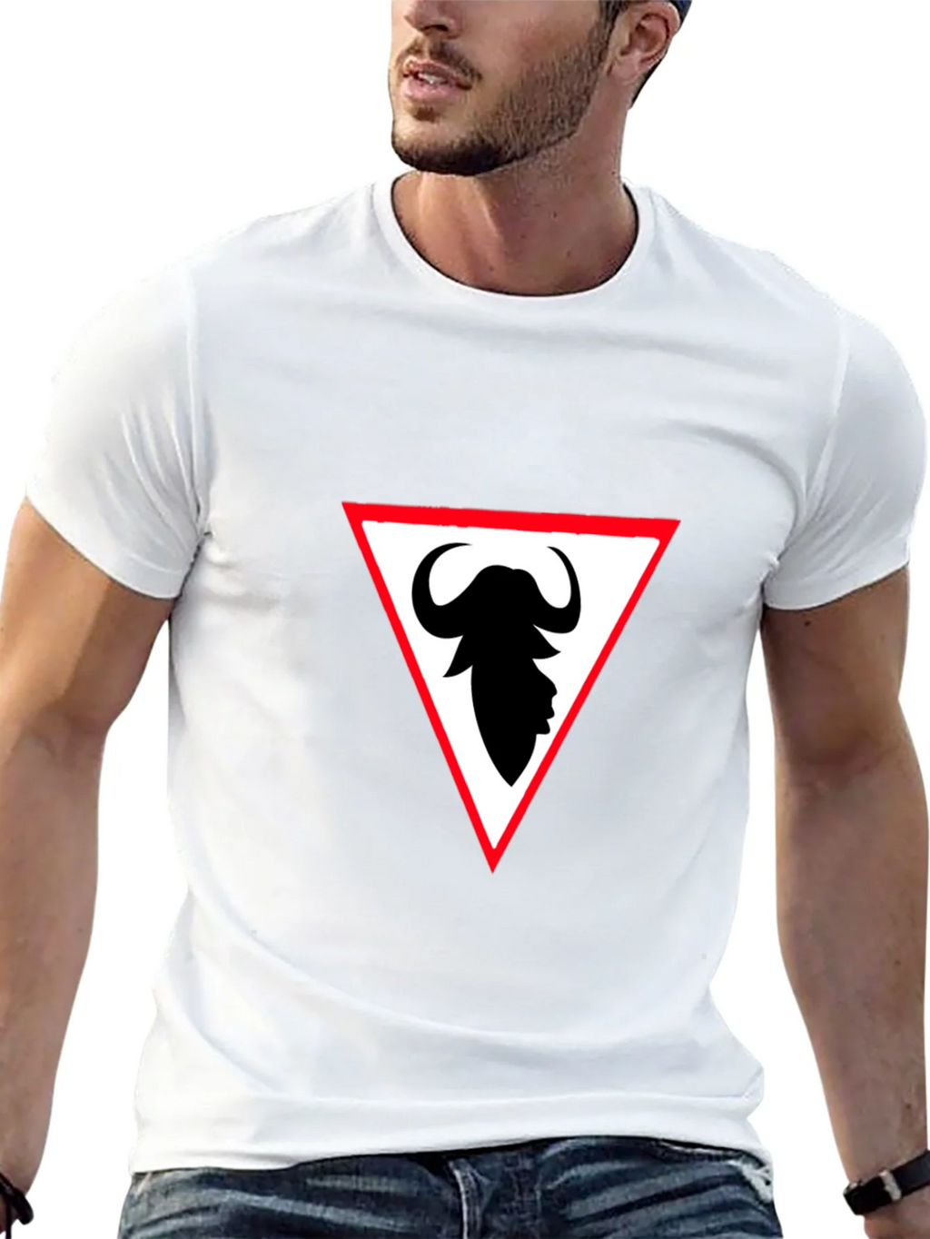Buffalo Silhouette Tee - Stylish Graphic Print Shirt