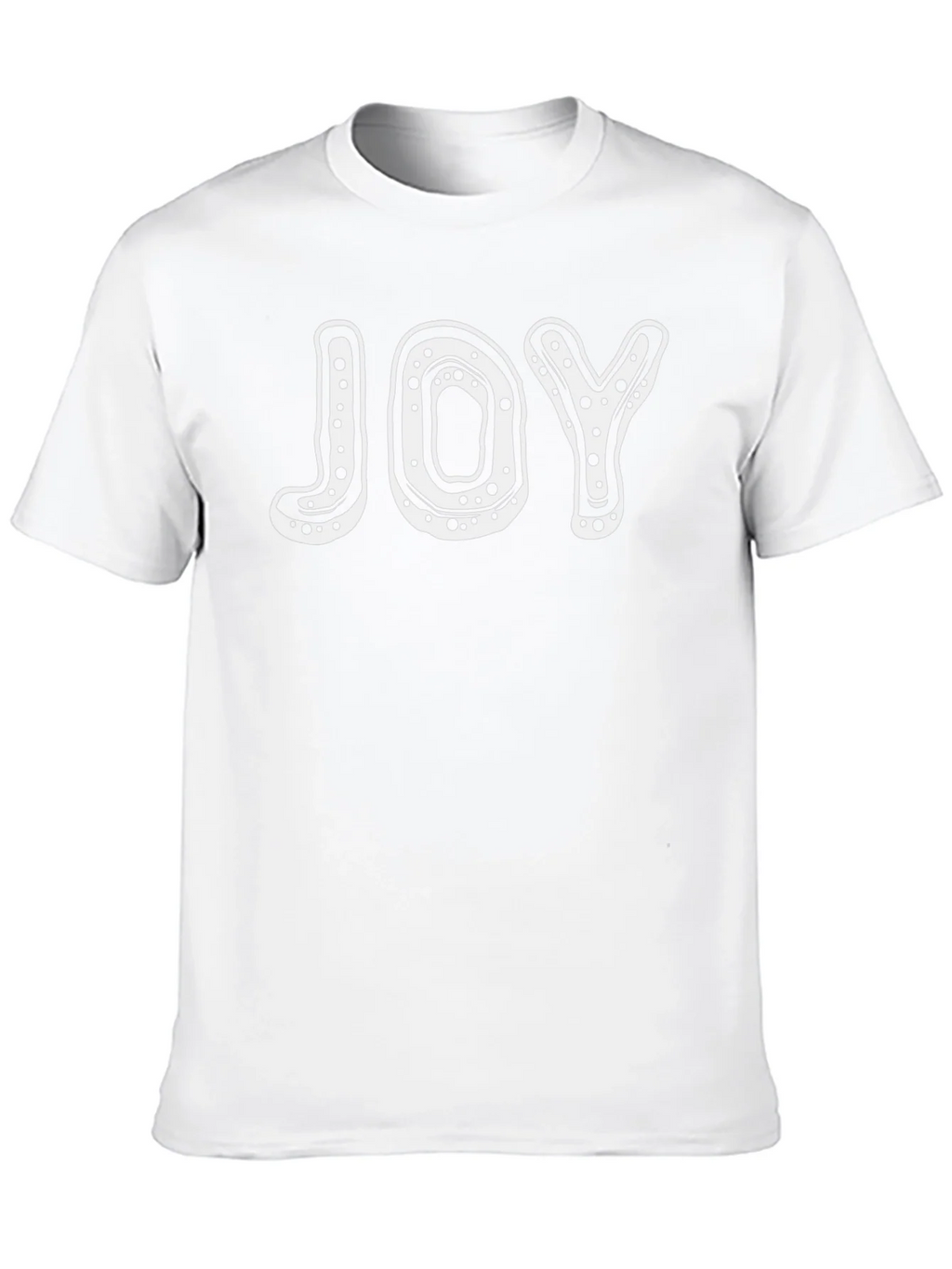 Joy Graphic Tee - Black Cotton T-Shirt