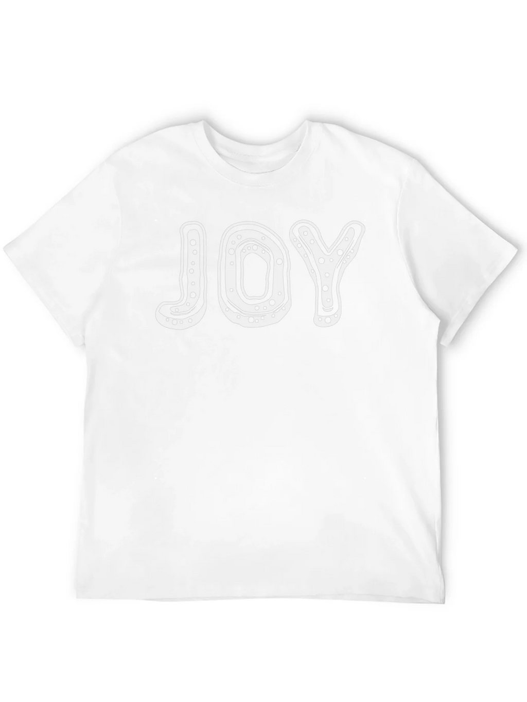 Joy Graphic Tee - Black Cotton T-Shirt