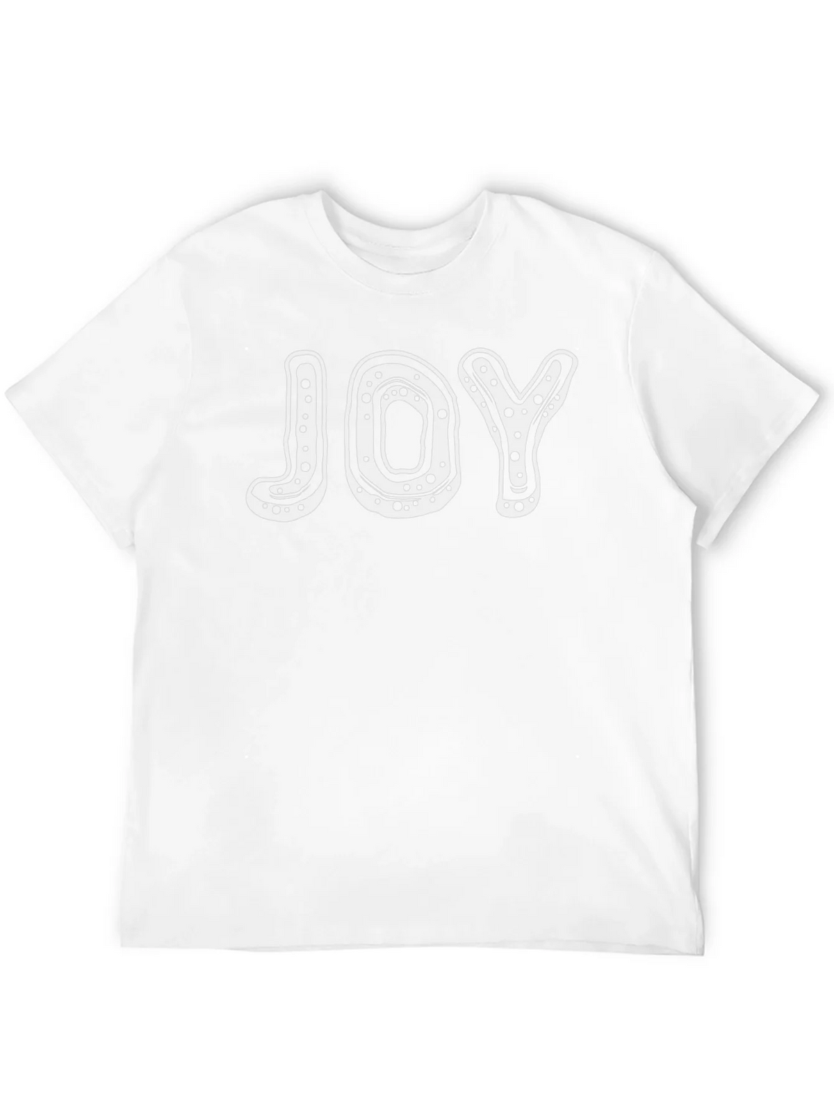 Joy Graphic Tee - Black Cotton T-Shirt