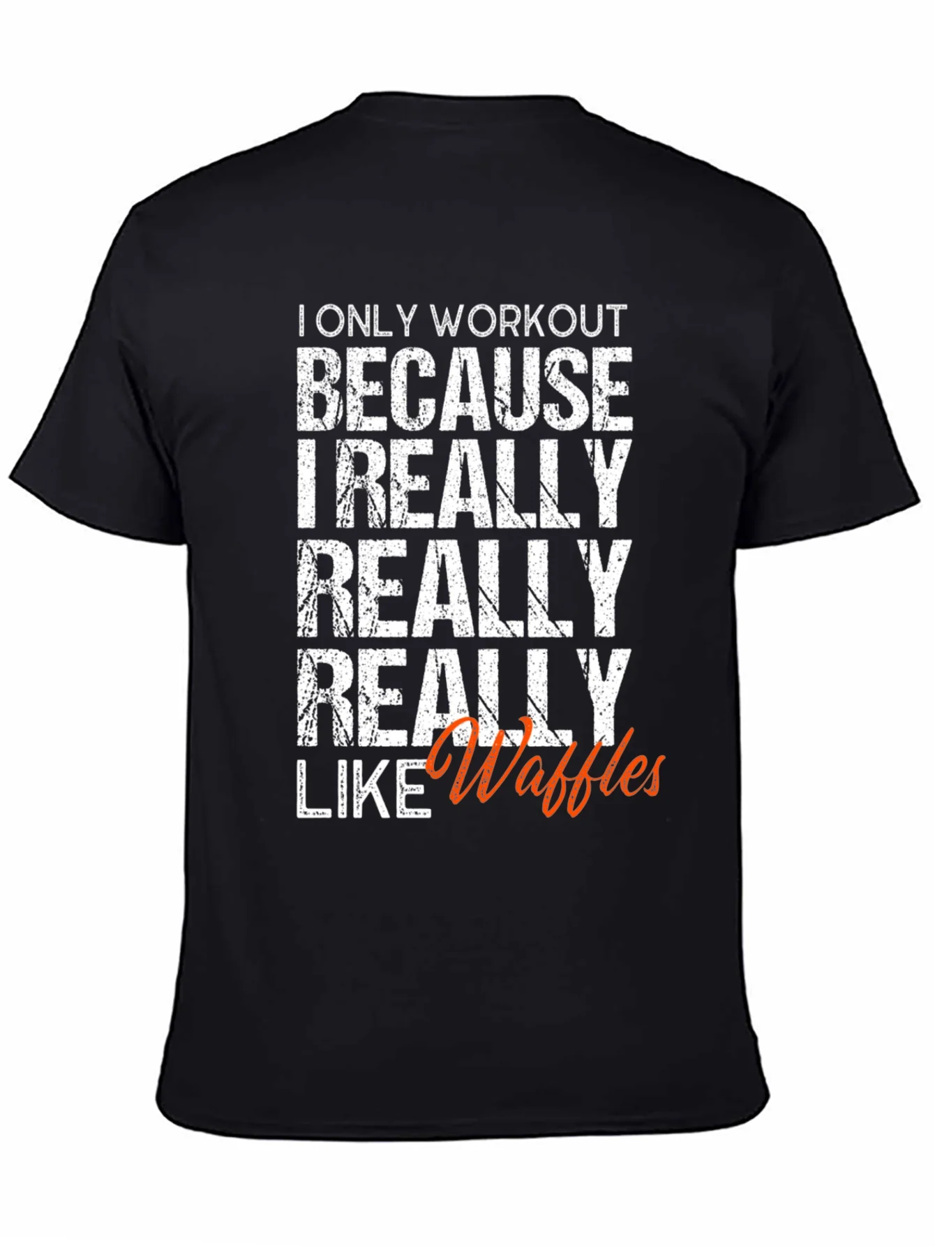 Waffles Workout Graphic Tee