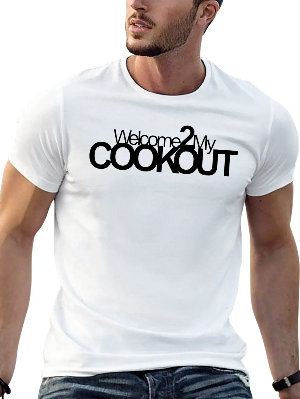 Welcome 2 My Cookout Graphic T-Shirt - Classic Fit