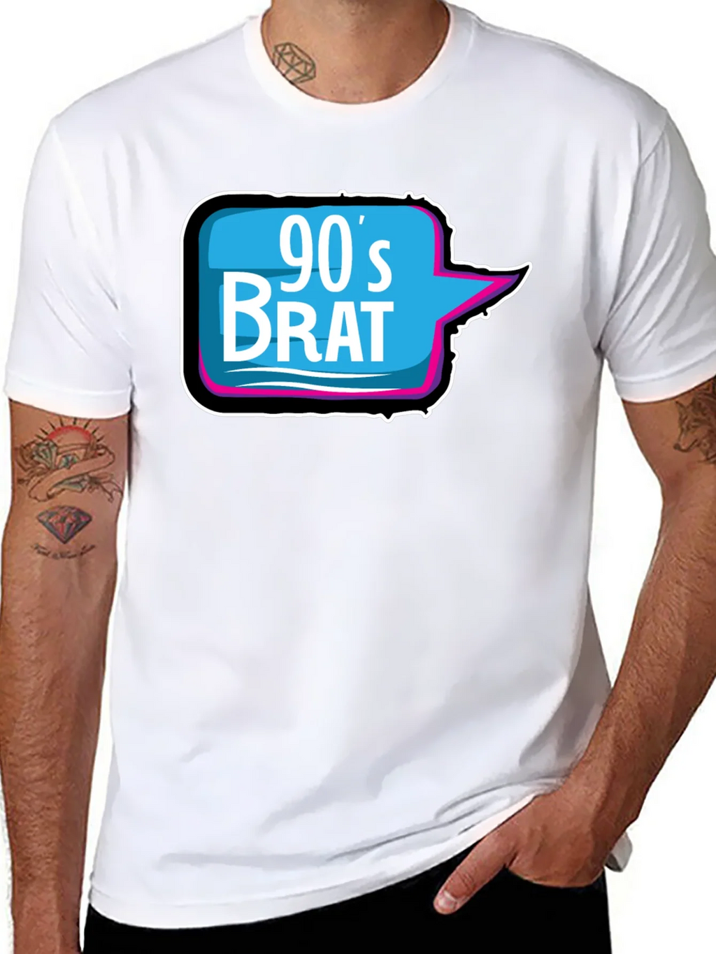 90s Brat Black T-Shirt