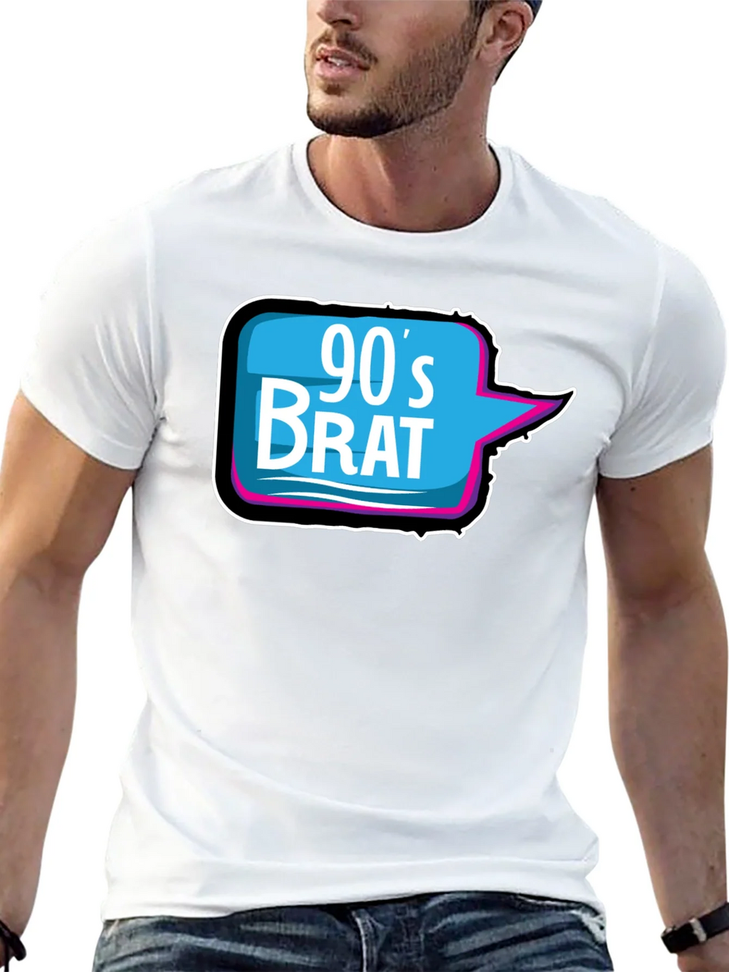 90s Brat Black T-Shirt