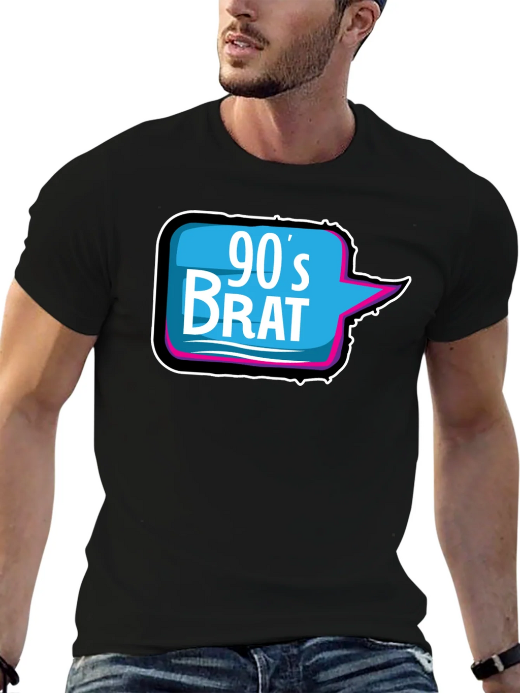 90s Brat Black T-Shirt