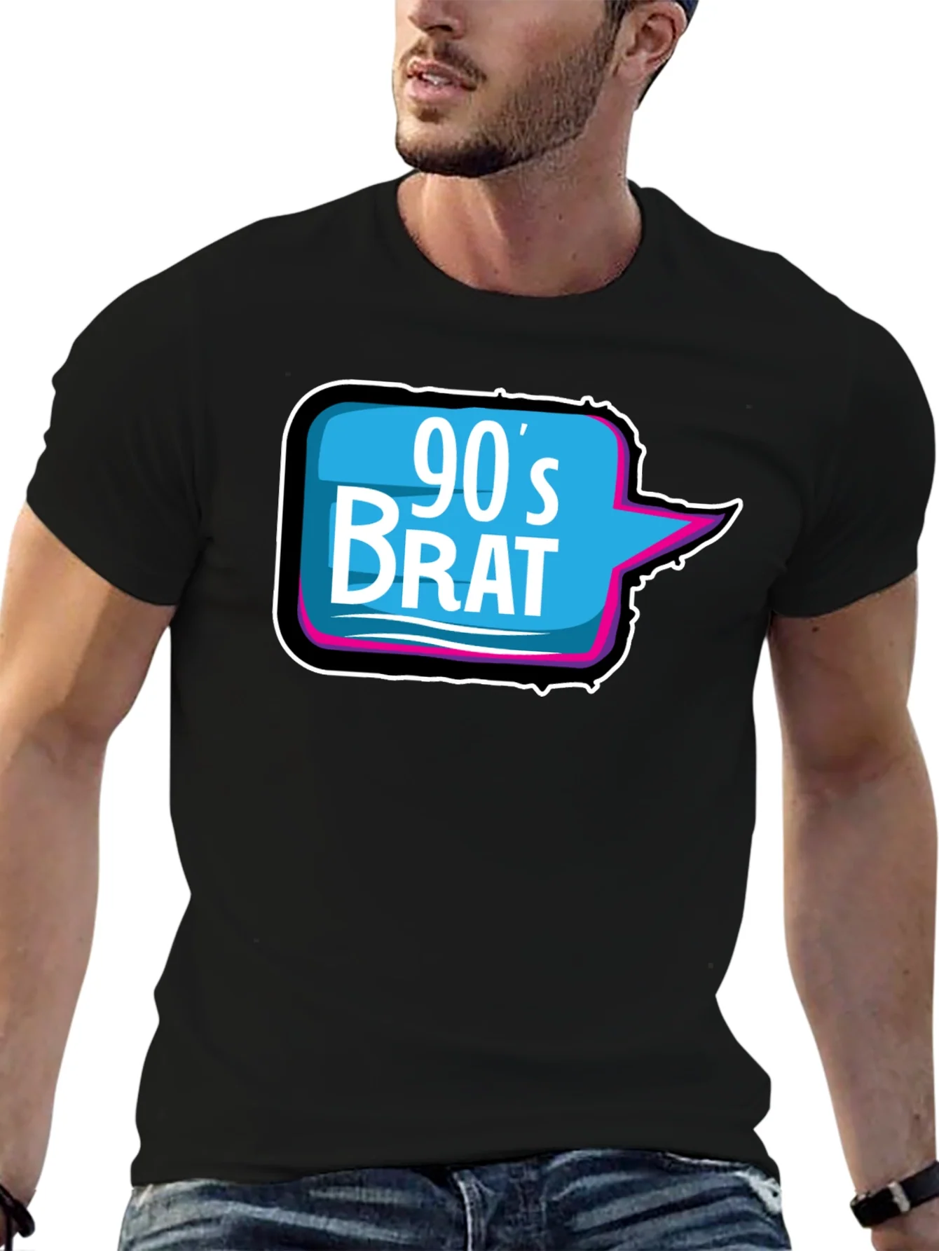 90s Brat Black T-Shirt