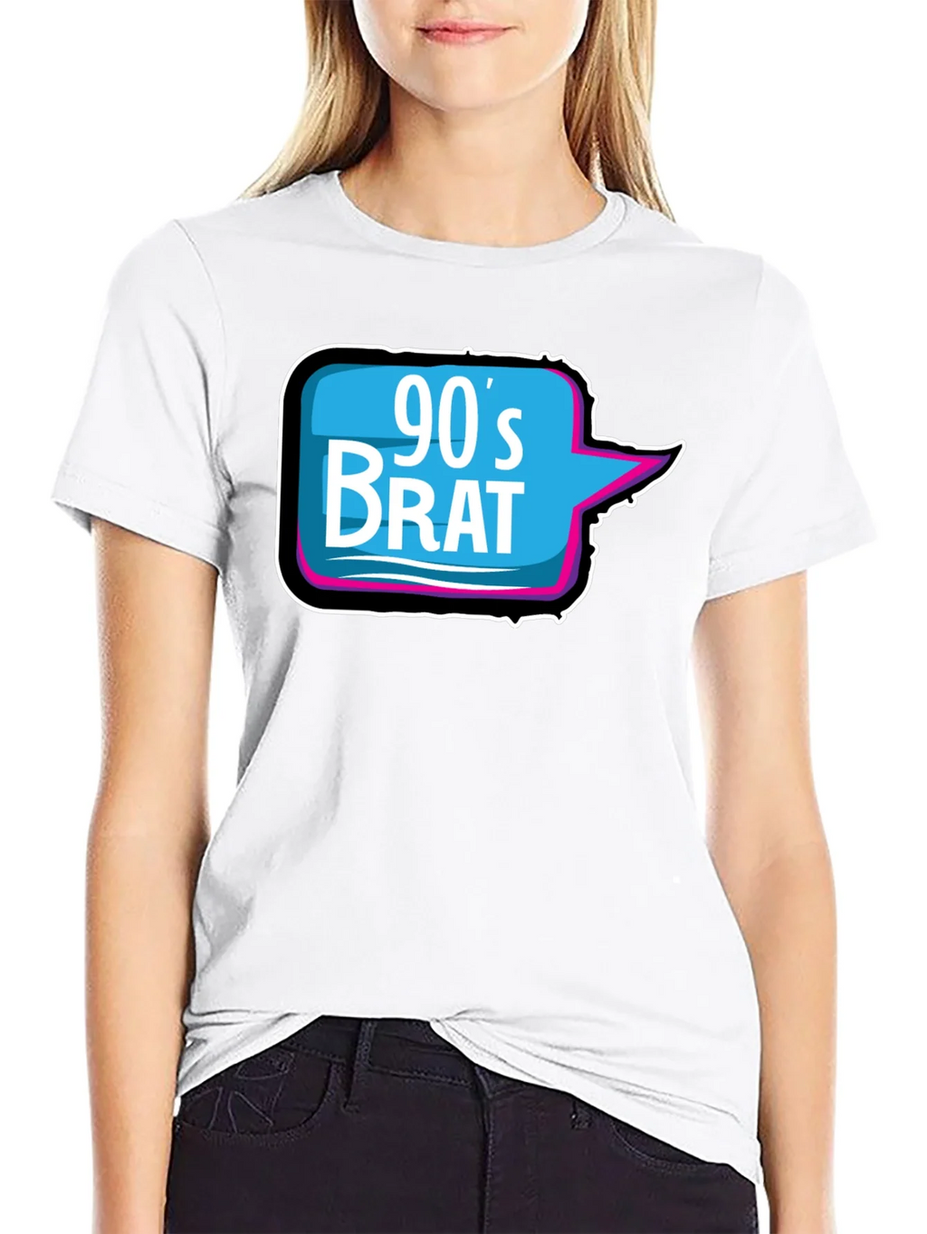 90s Brat Black T-Shirt