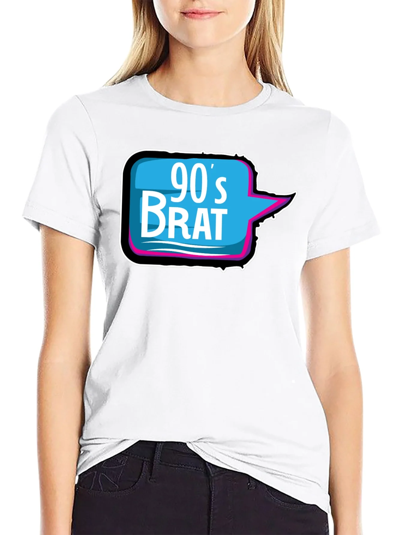 90s Brat Black T-Shirt