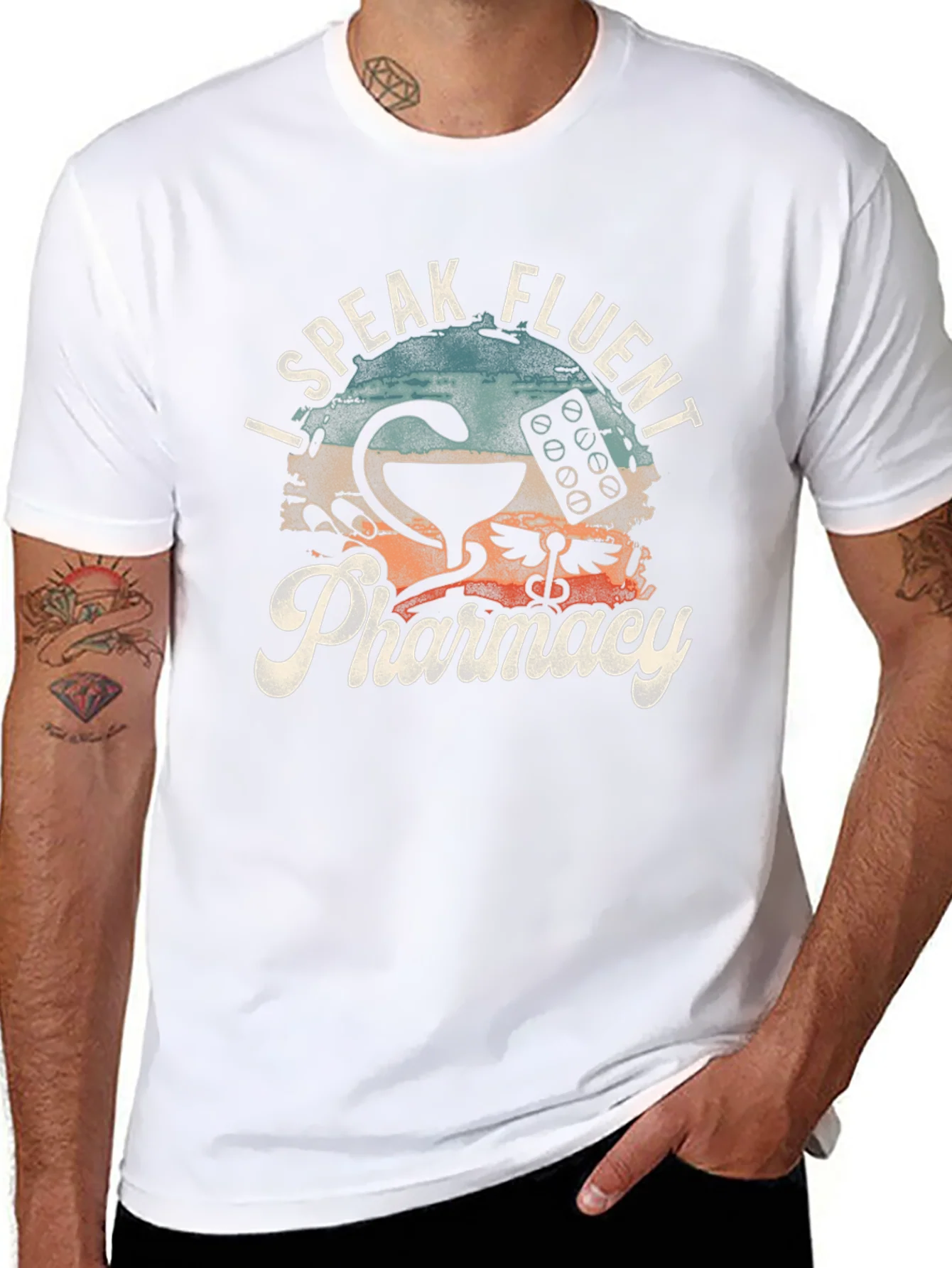 I Speak Fluent Pharmacy Graphic T-Shirt