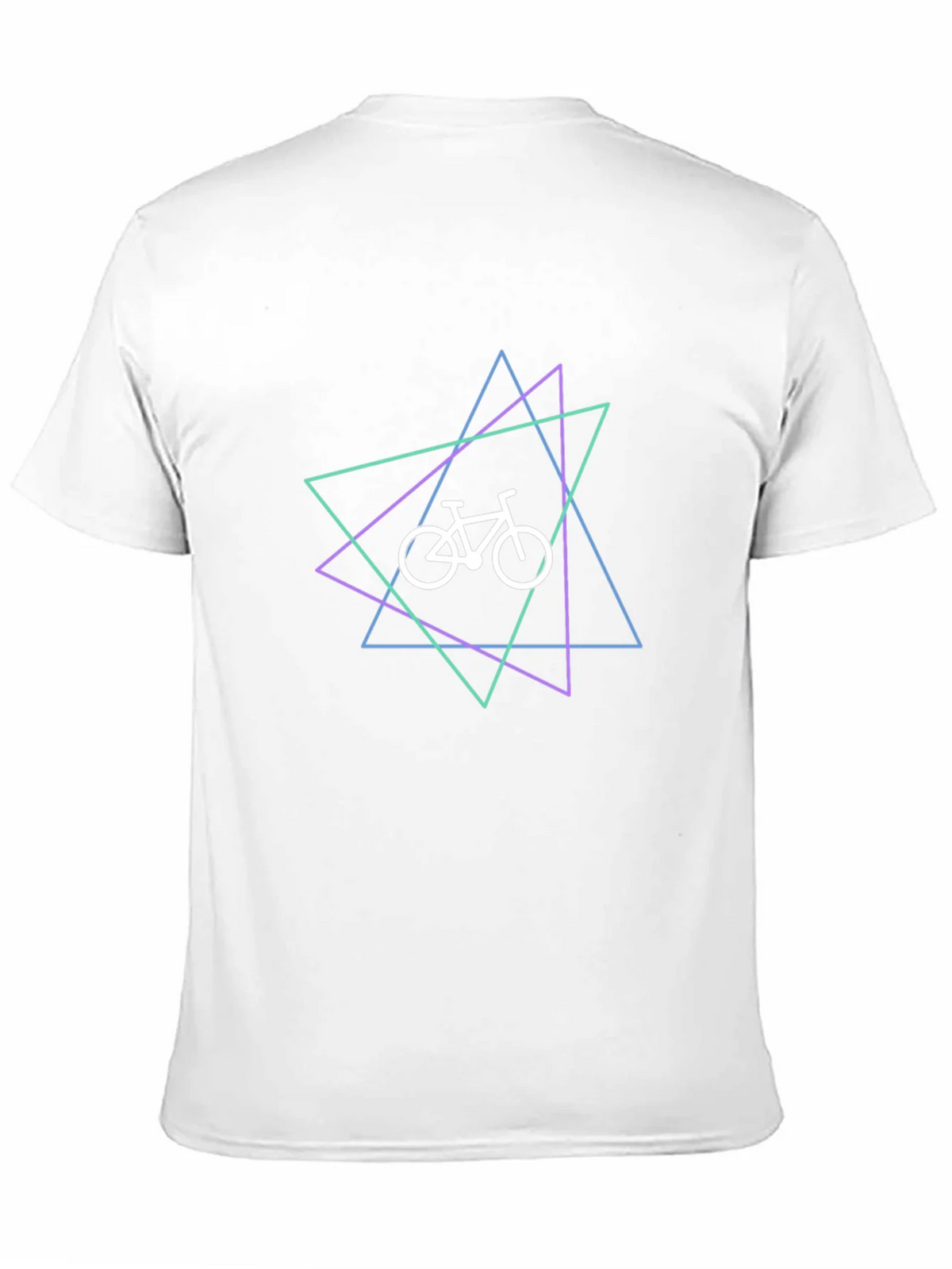 Geometric Bike Graphic T-Shirt