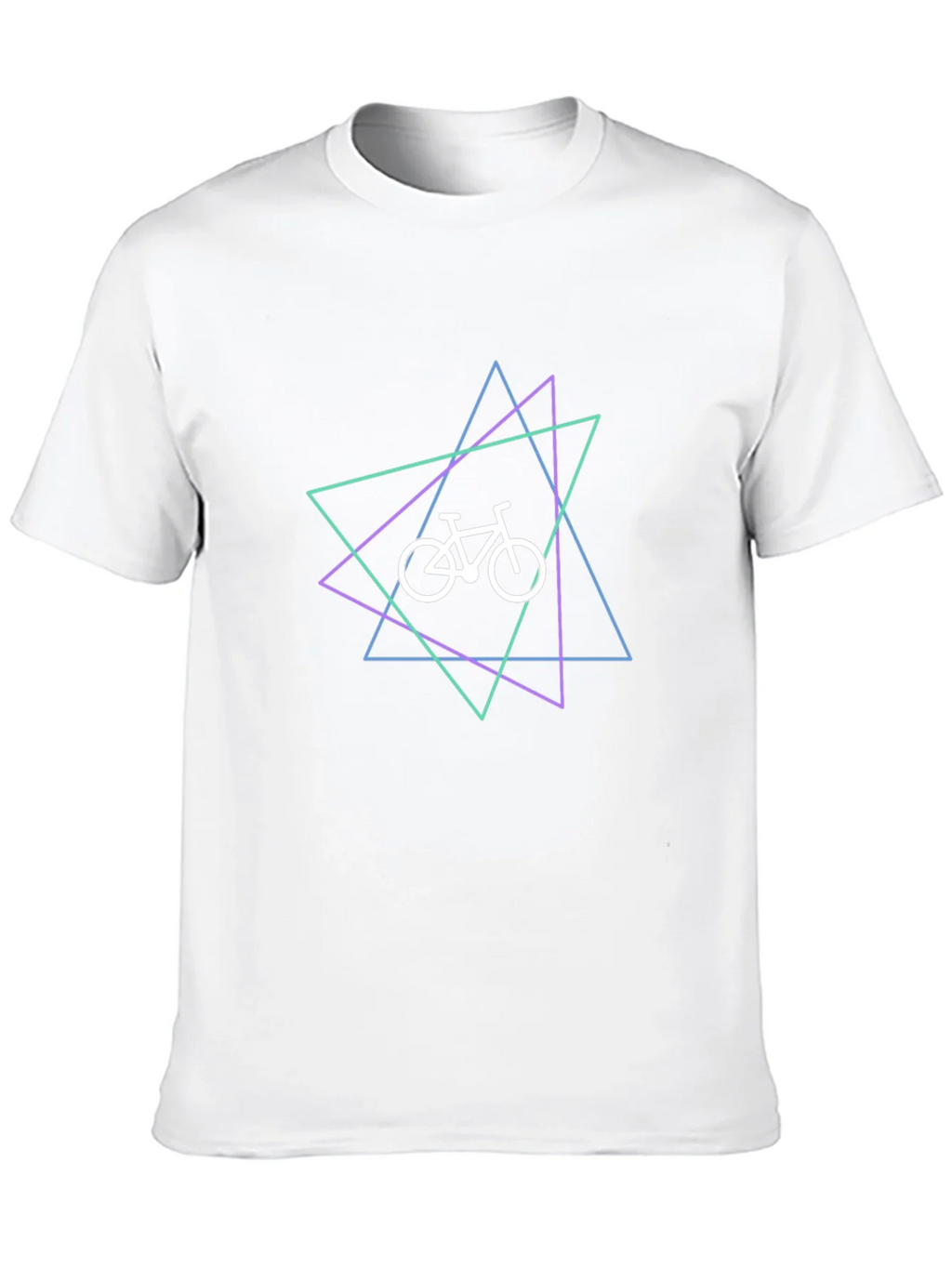 Geometric Bike Graphic T-Shirt