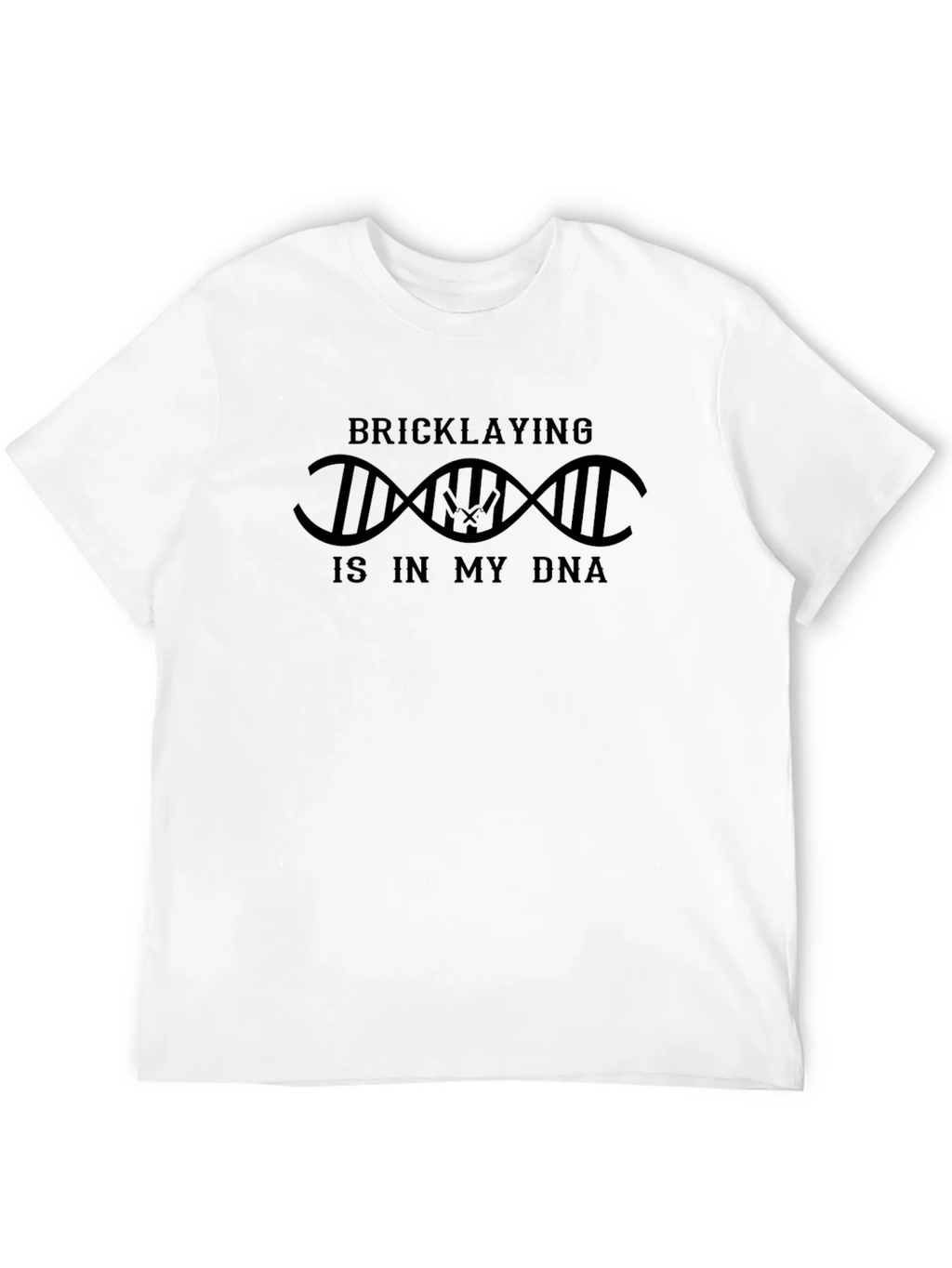 Bricklaying DNA T-Shirt - Construction Worker Pride
