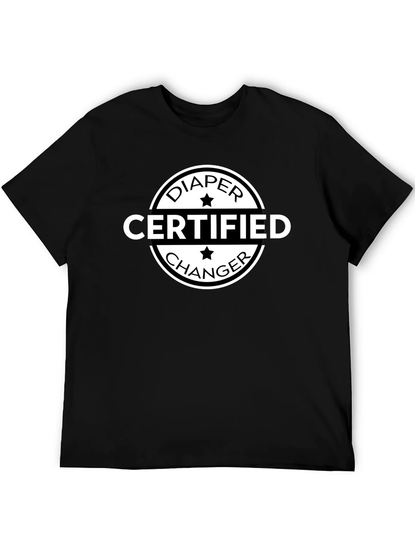 Diaper Certified Changer Novelty Tee