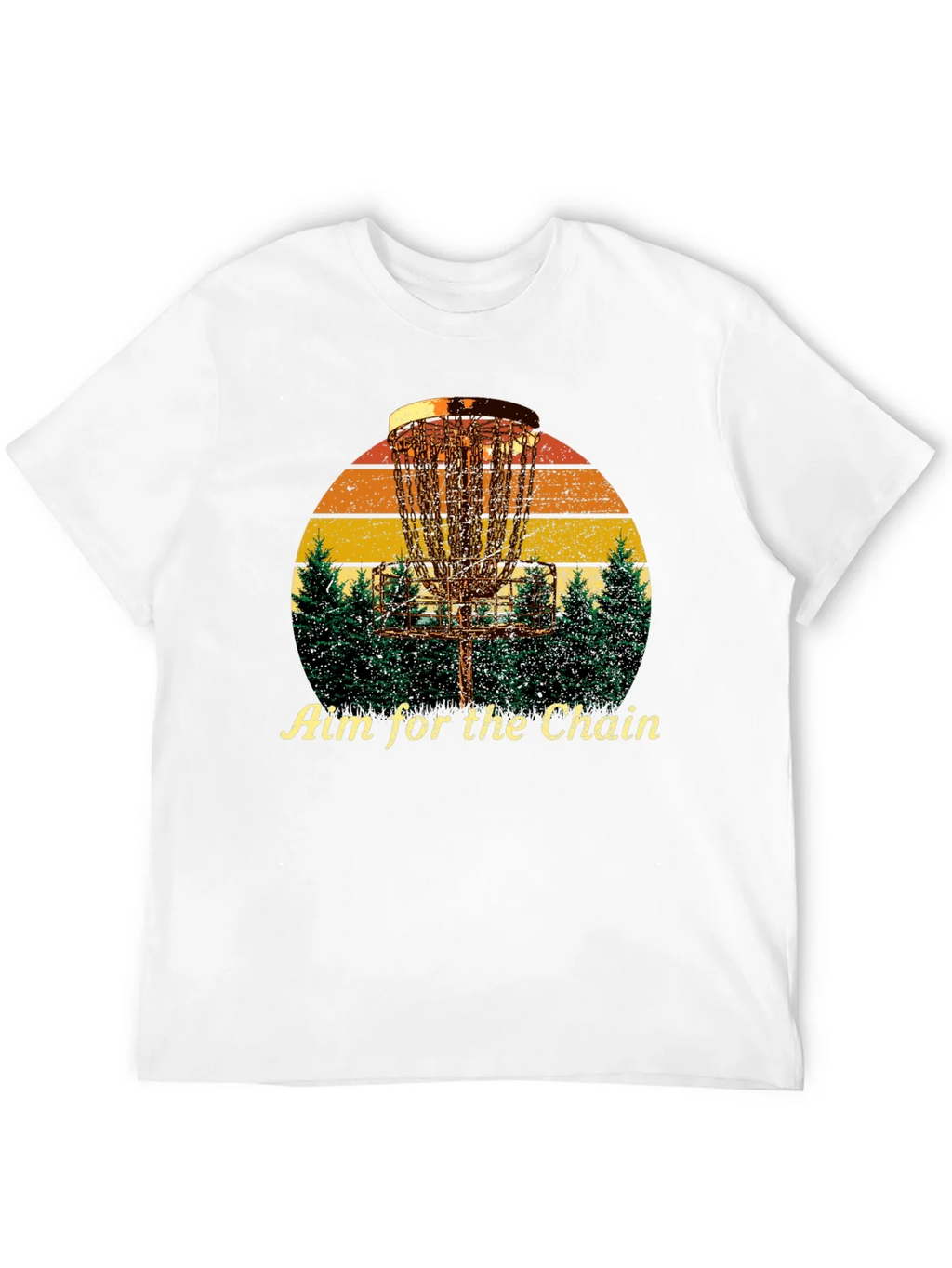 Aim for the Chain Disc Golf Graphic Tee