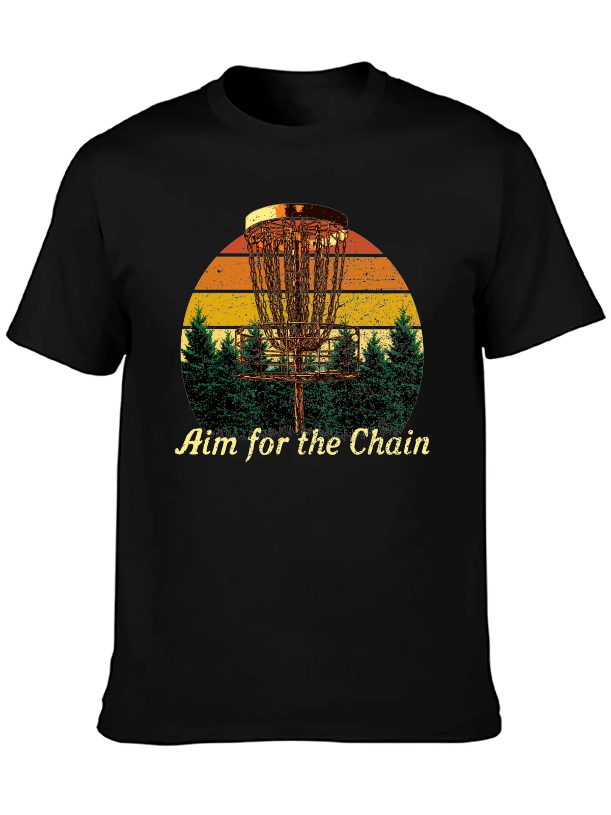 Aim for the Chain Disc Golf Graphic Tee
