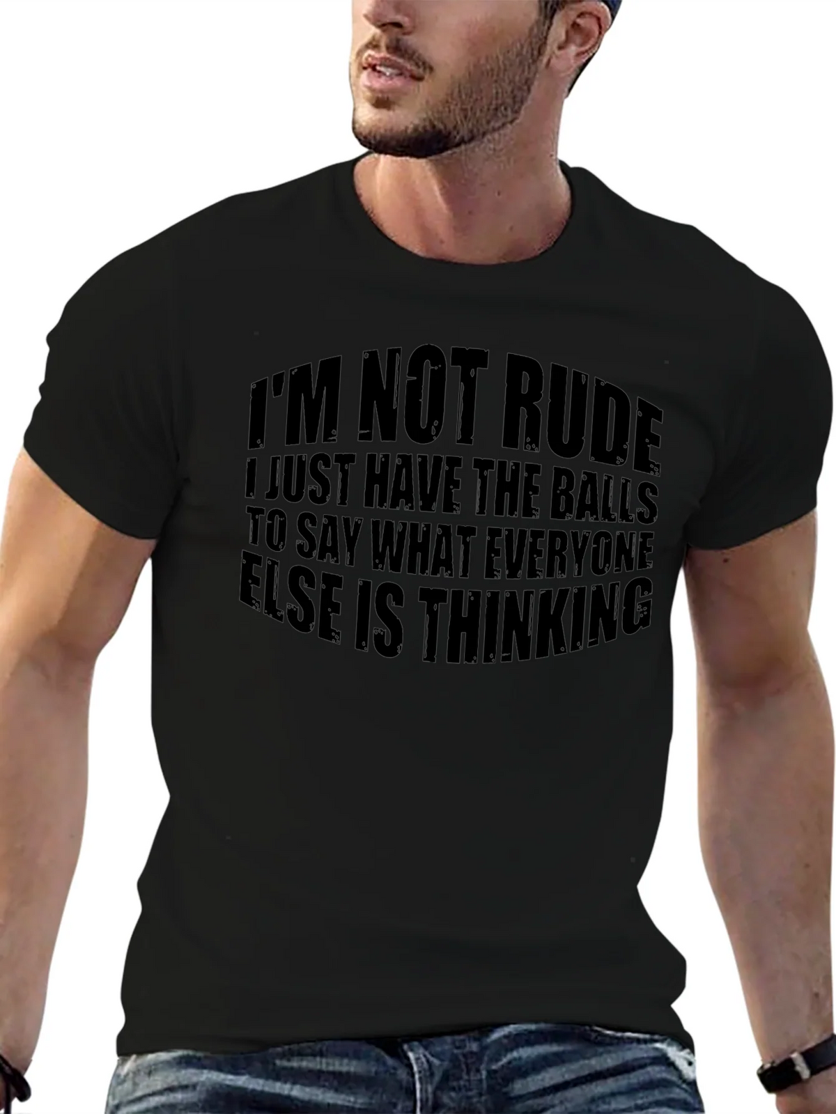 Bold Statement T-Shirt: Im Not Rude