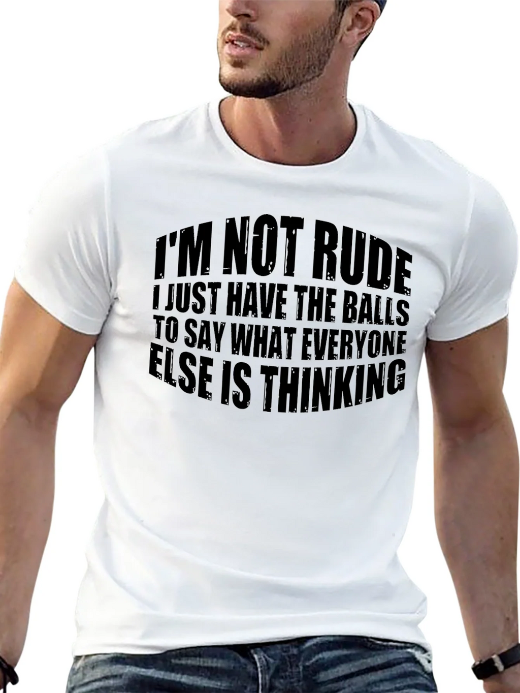 Bold Statement T-Shirt: Im Not Rude