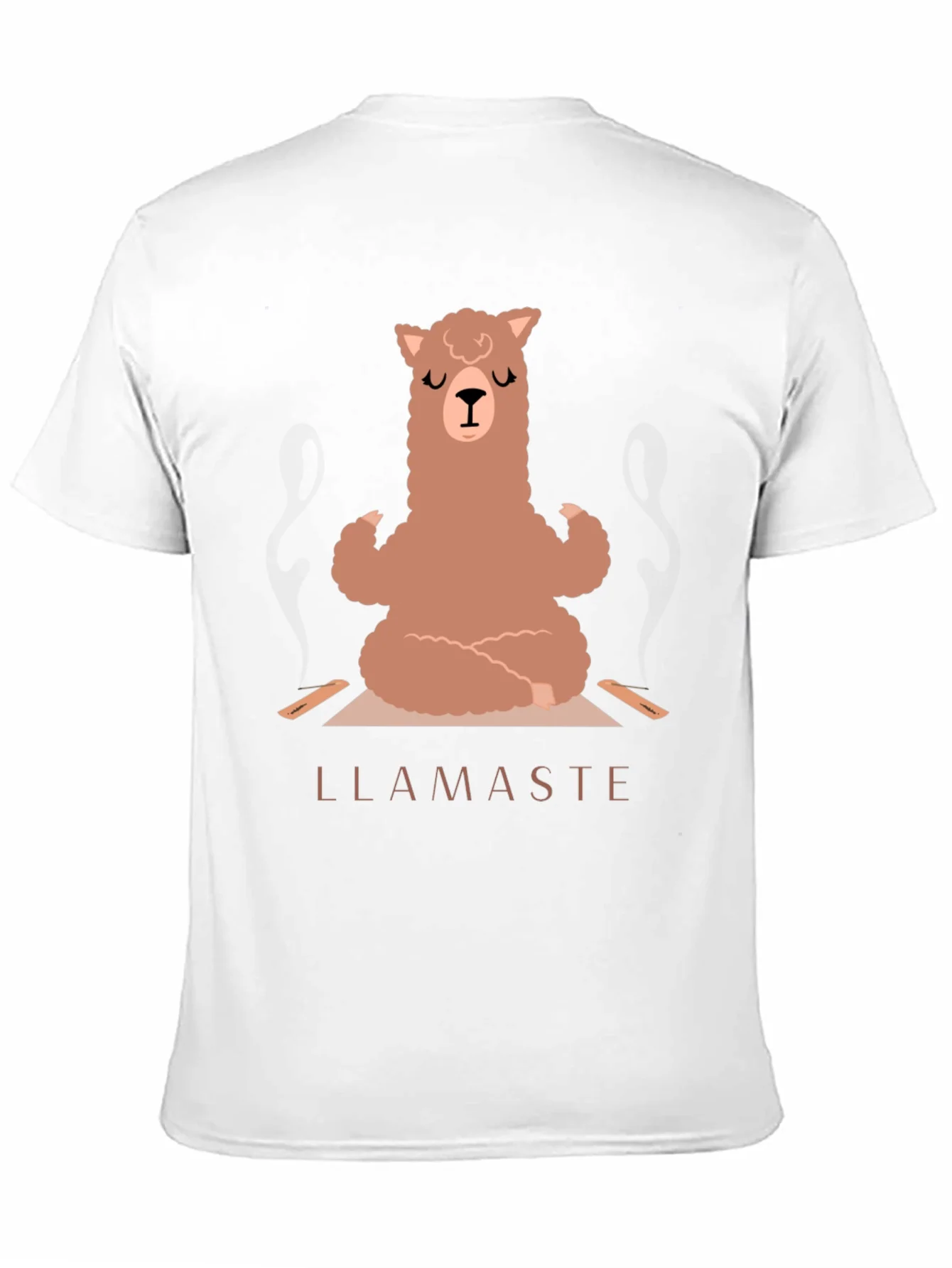 Llamaste Yoga T-Shirt - Meditating Llama Tee
