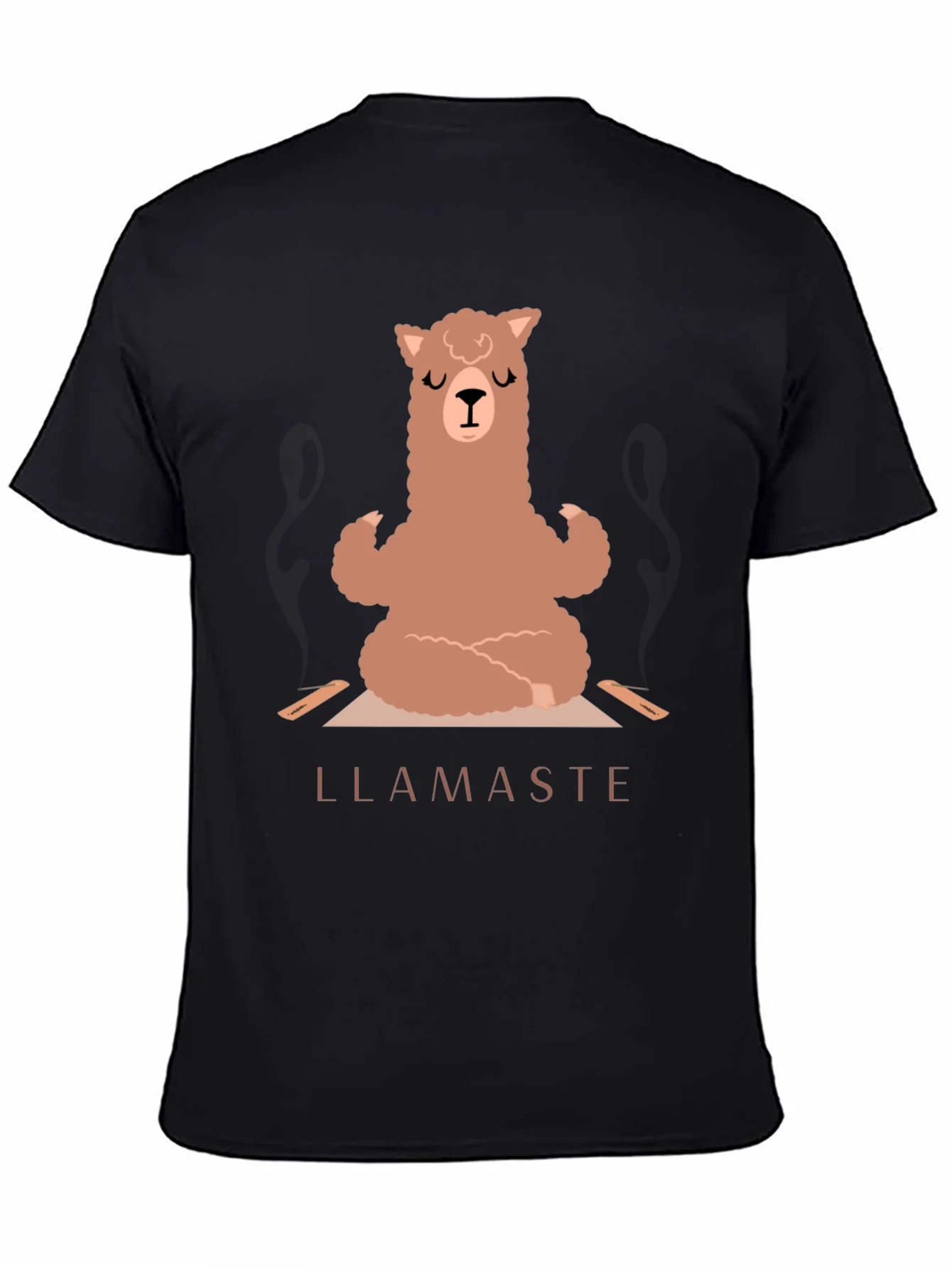 Llamaste Yoga T-Shirt - Meditating Llama Tee