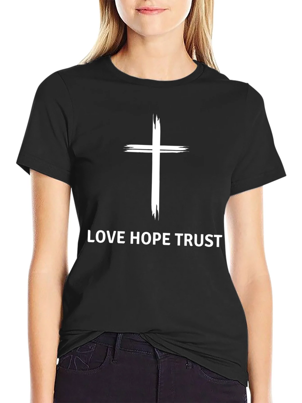 Love Hope Trust Christian Graphic Tee