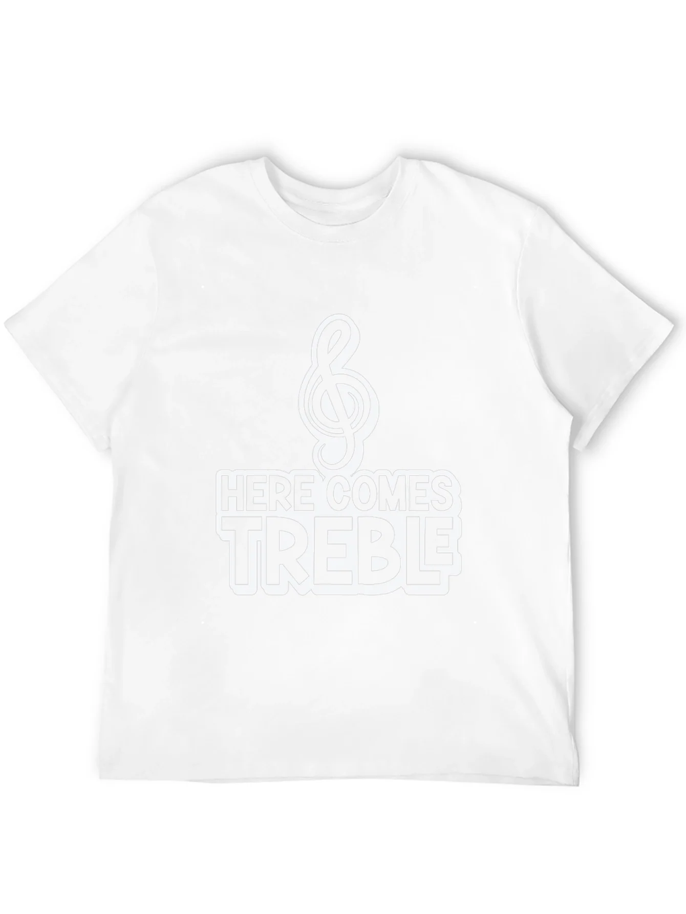 Here Comes Treble Black Graphic Tee