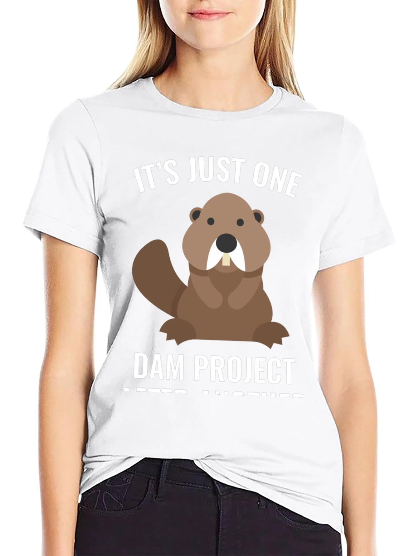 Funny Beaver T-Shirt - Dam Project Tee