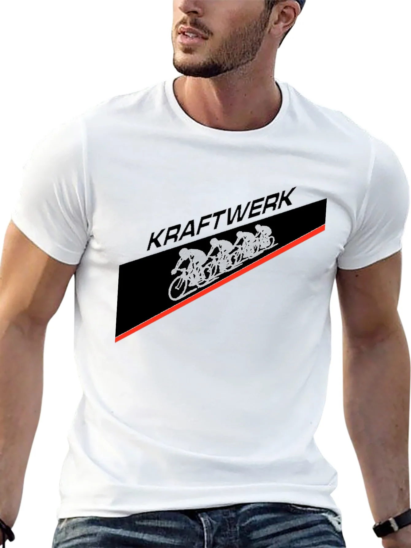 Kraftwerk Cycling Team T-Shirt - Black Graphic Tee