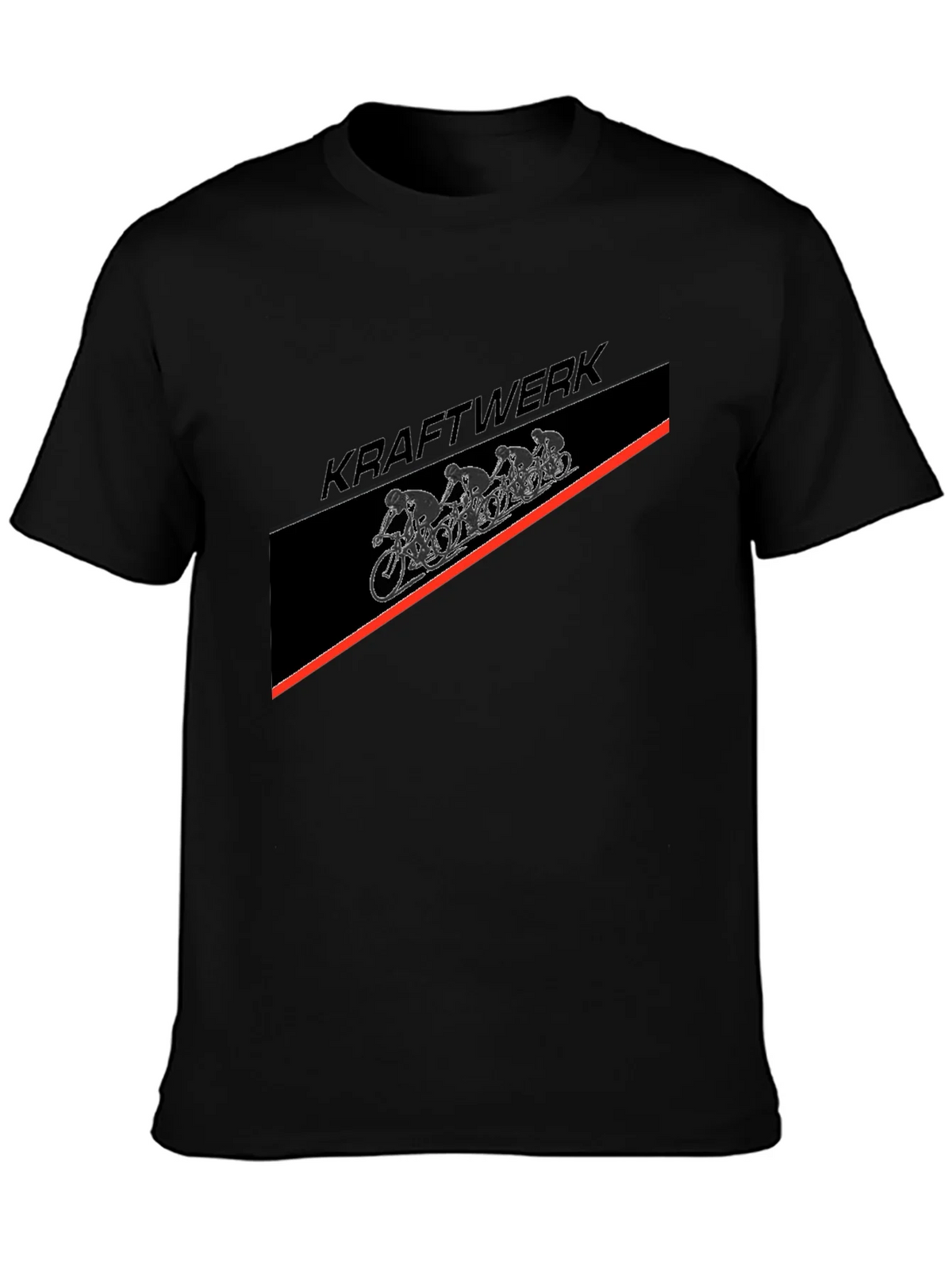 Kraftwerk Cycling Team T-Shirt - Black Graphic Tee