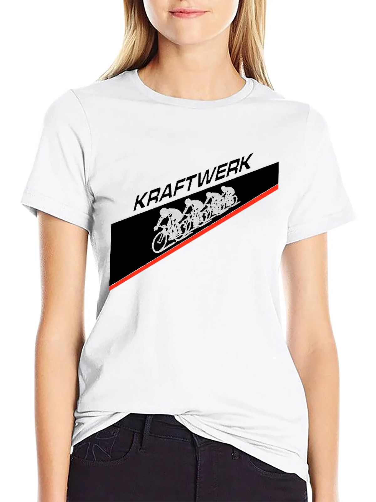 Kraftwerk Cycling Team T-Shirt - Black Graphic Tee
