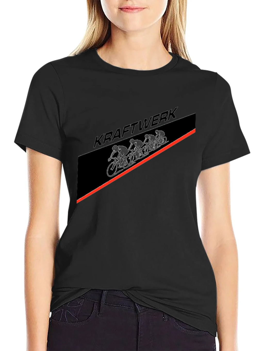 Kraftwerk Cycling Team T-Shirt - Black Graphic Tee