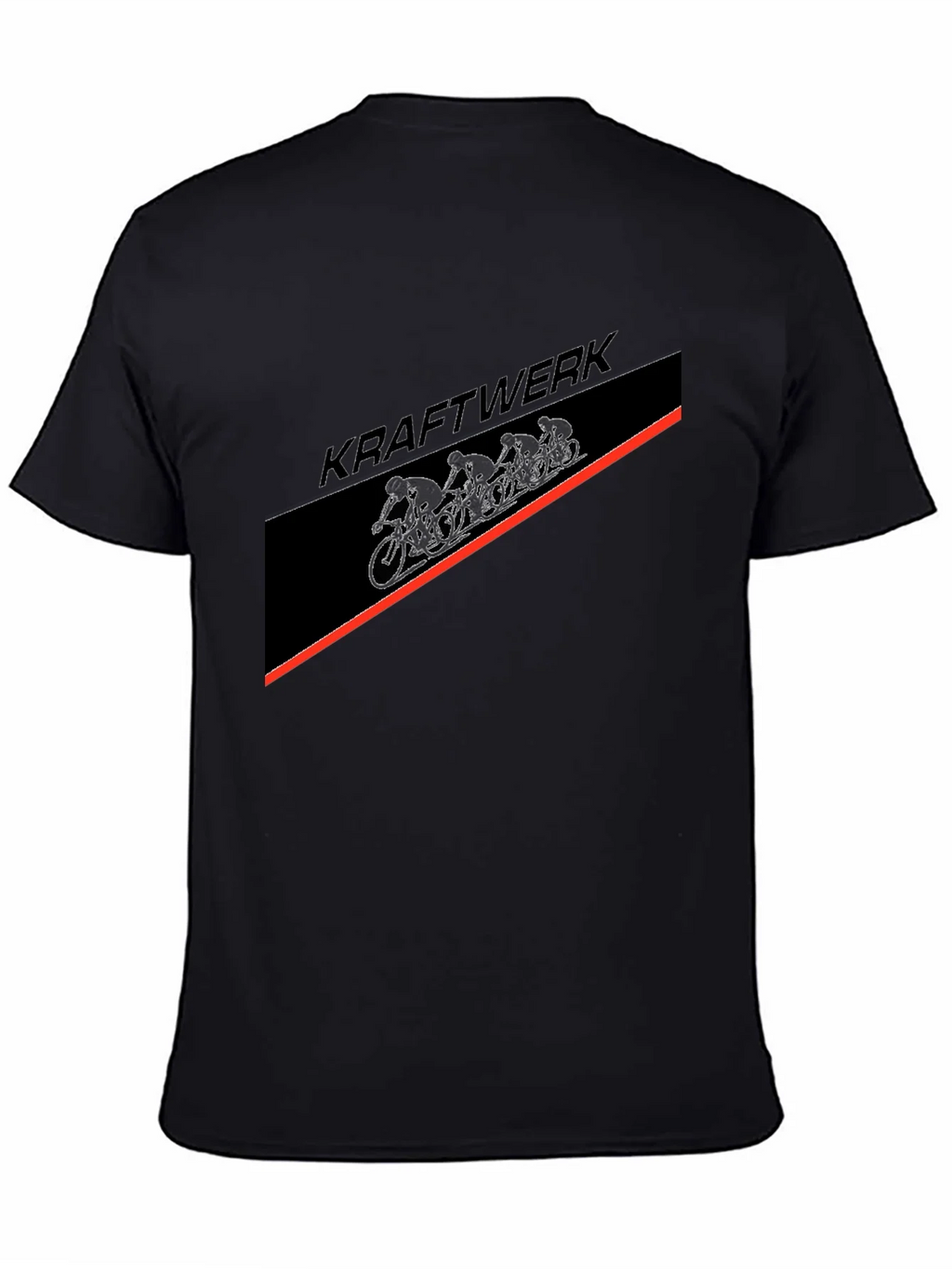 Kraftwerk Cycling Team T-Shirt - Black Graphic Tee