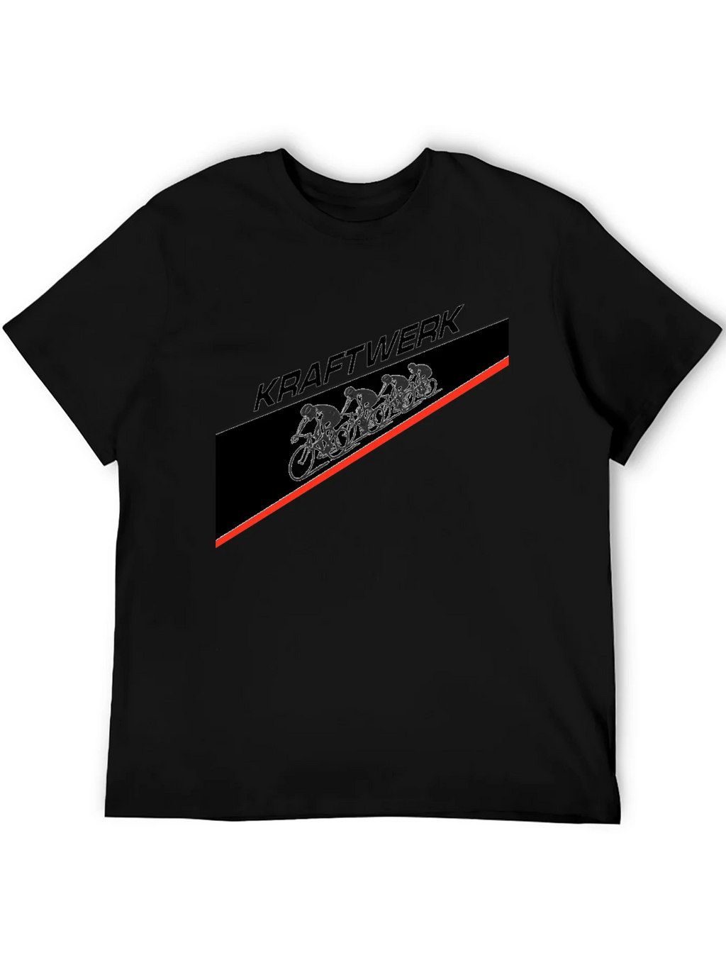 Kraftwerk Cycling Team T-Shirt - Black Graphic Tee