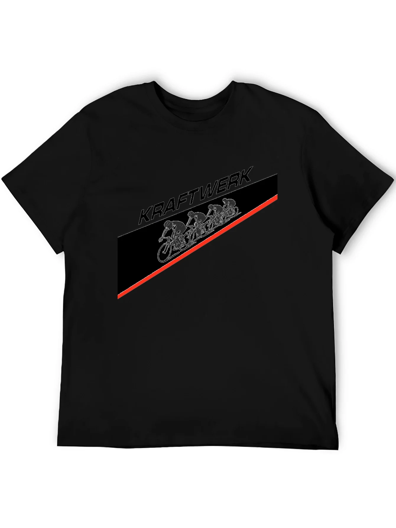 Kraftwerk Cycling Team T-Shirt - Black Graphic Tee