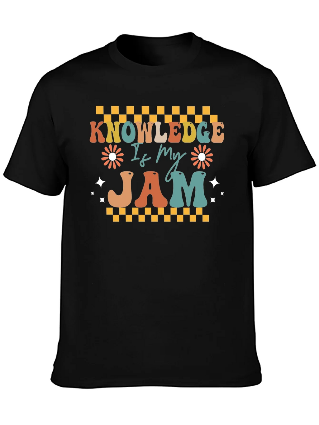 Knowledge Is My Jam Retro T-Shirt