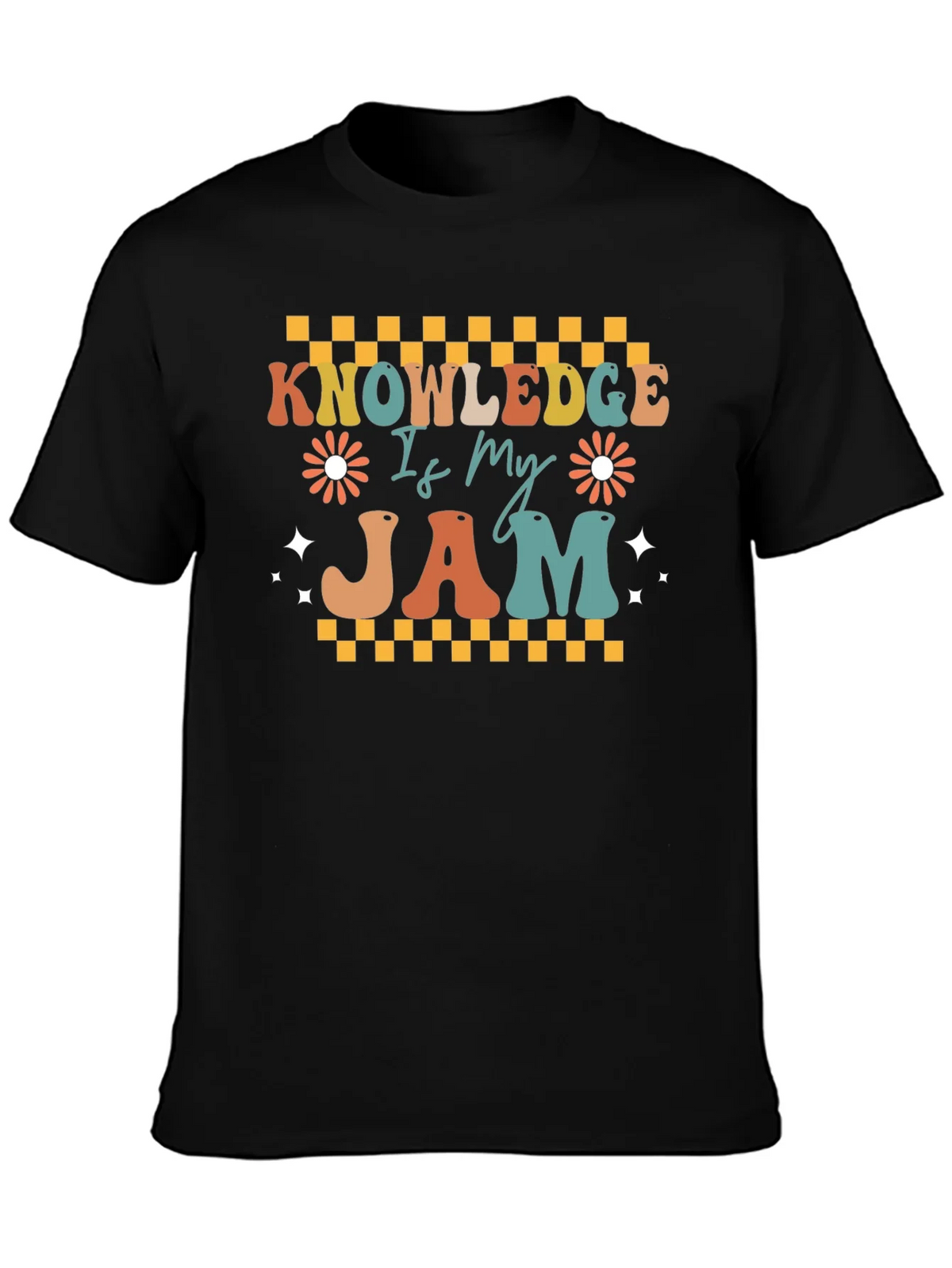 Knowledge Is My Jam Retro T-Shirt