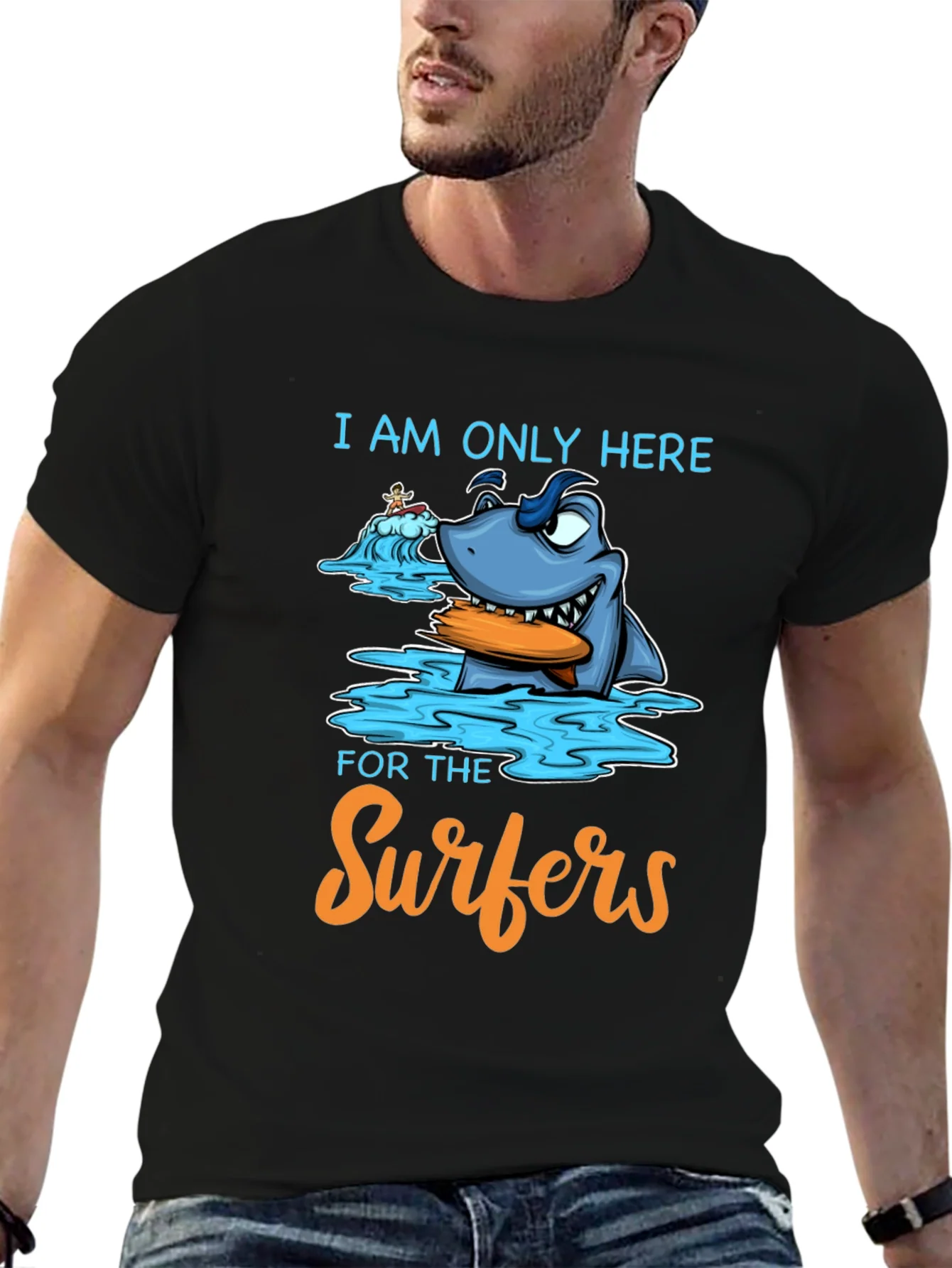 Surfer Shark Graphic Tee
