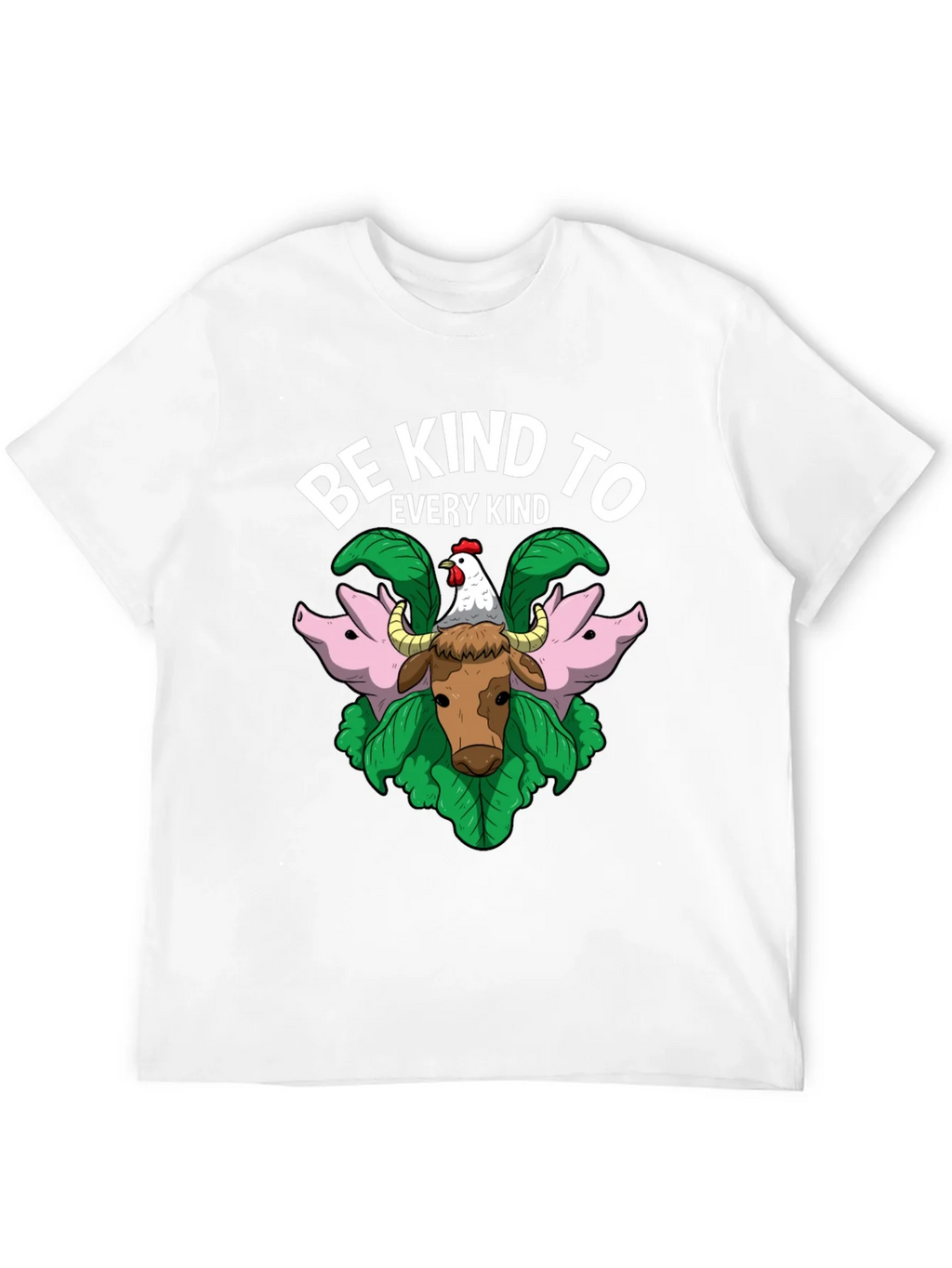 Be Kind to Every Kind Animal Graphic T-Shirt