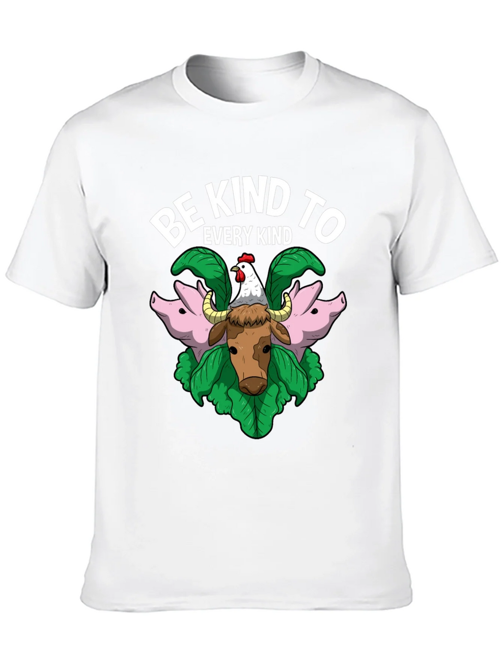 Be Kind to Every Kind Animal Graphic T-Shirt