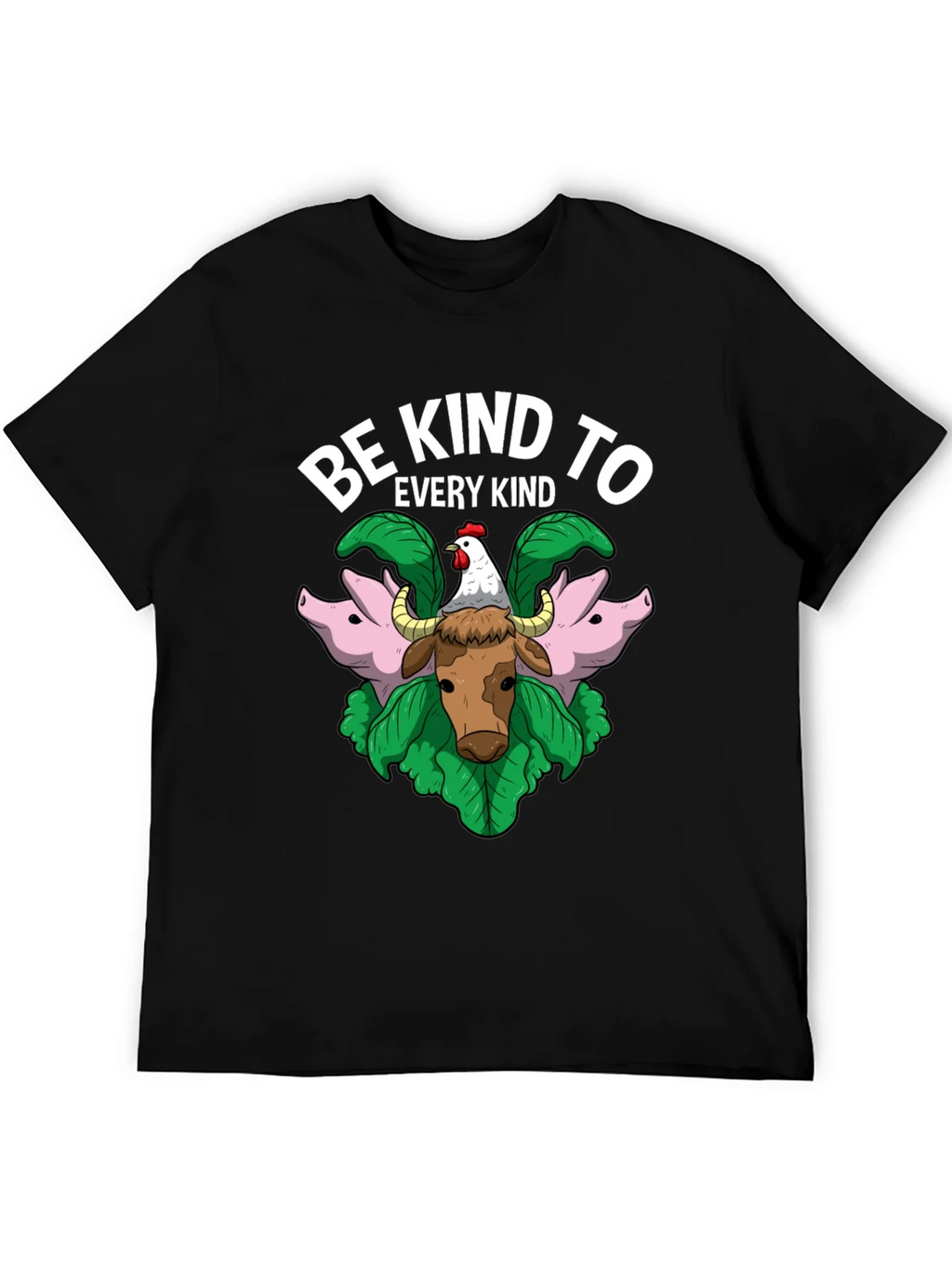 Be Kind to Every Kind Animal Graphic T-Shirt