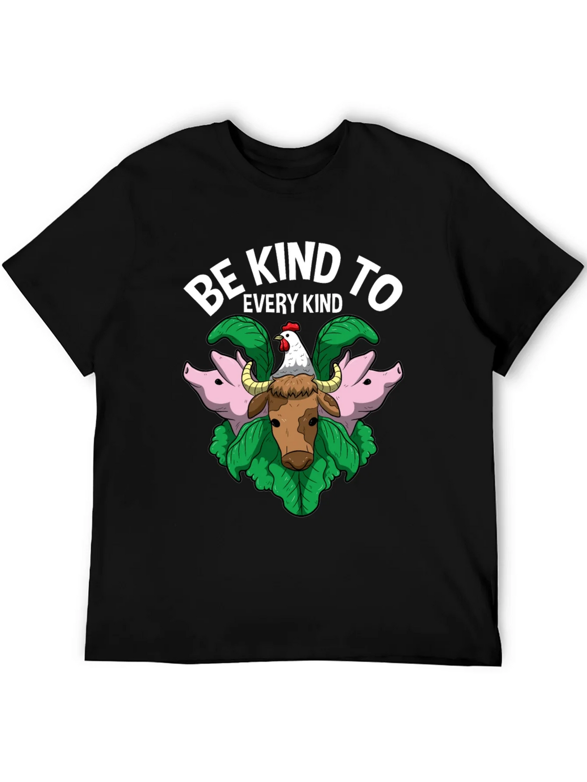 Be Kind to Every Kind Animal Graphic T-Shirt