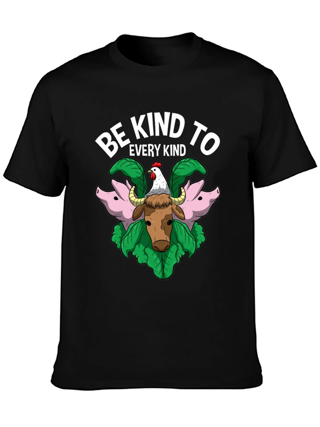 Be Kind to Every Kind Animal Graphic T-Shirt