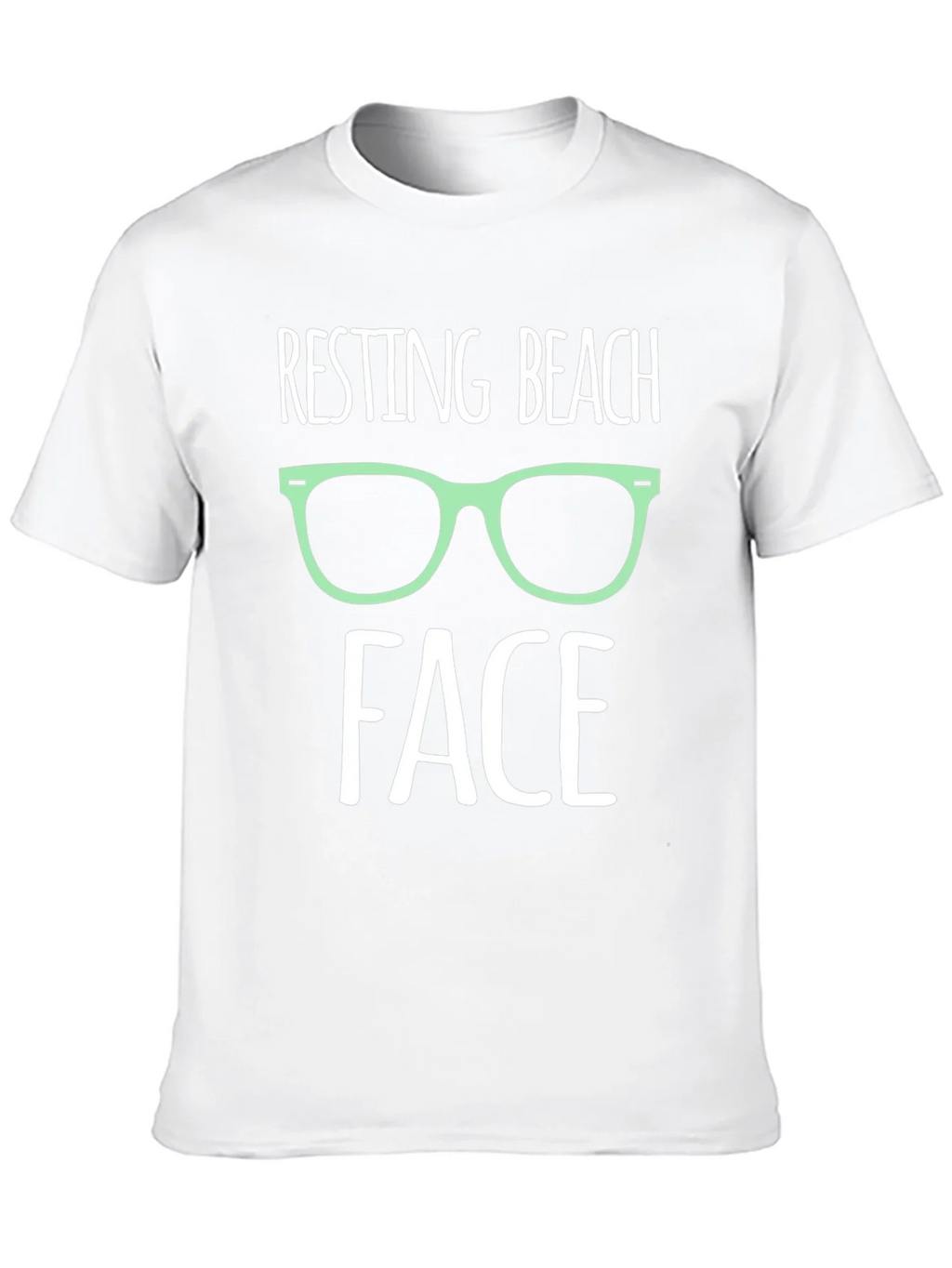 Resting Beach Face Graphic T-Shirt