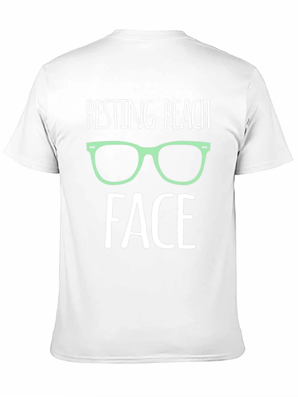 Resting Beach Face Graphic T-Shirt