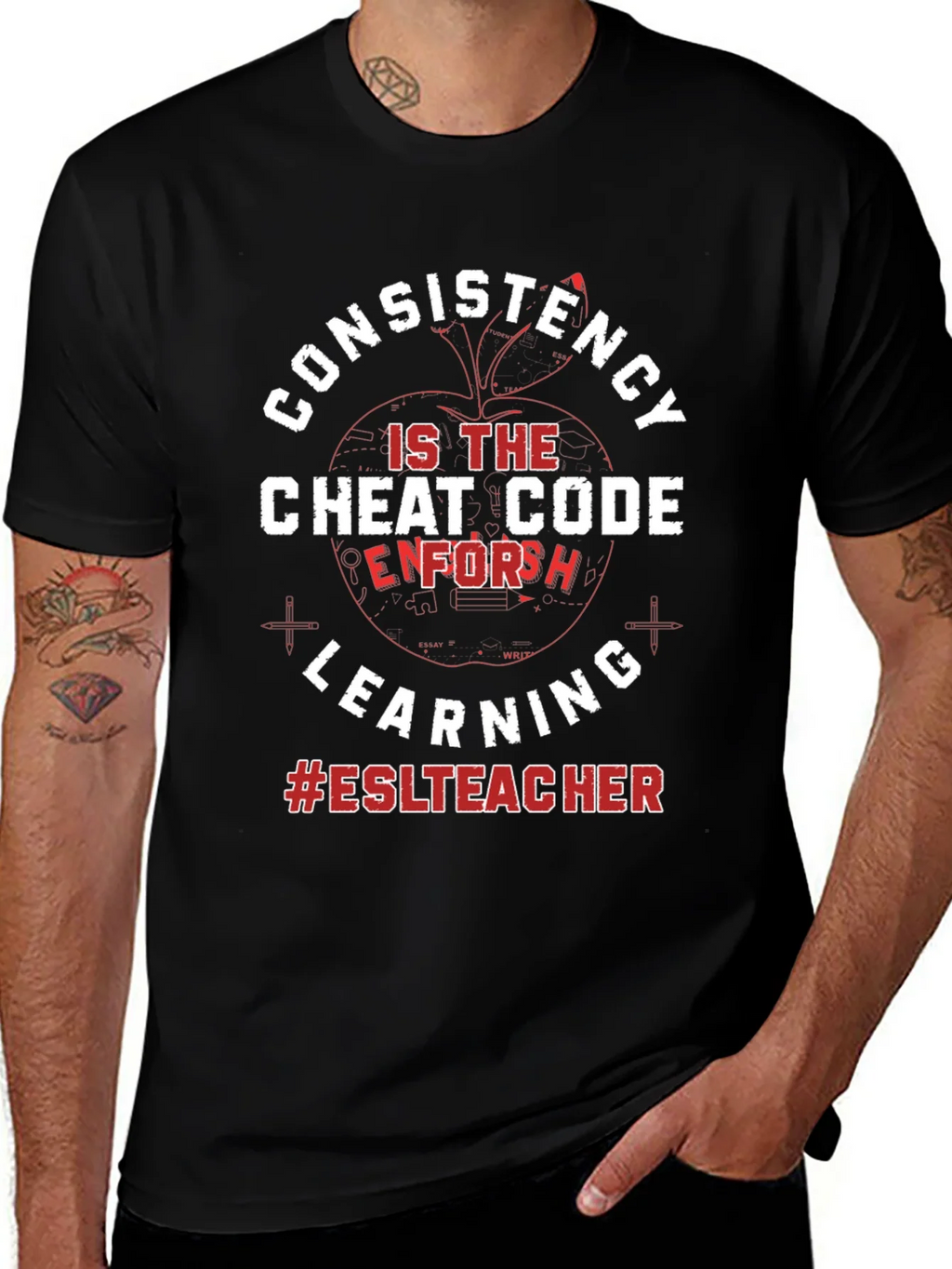 Consistency Cheat Code ESL Teacher T-Shirt