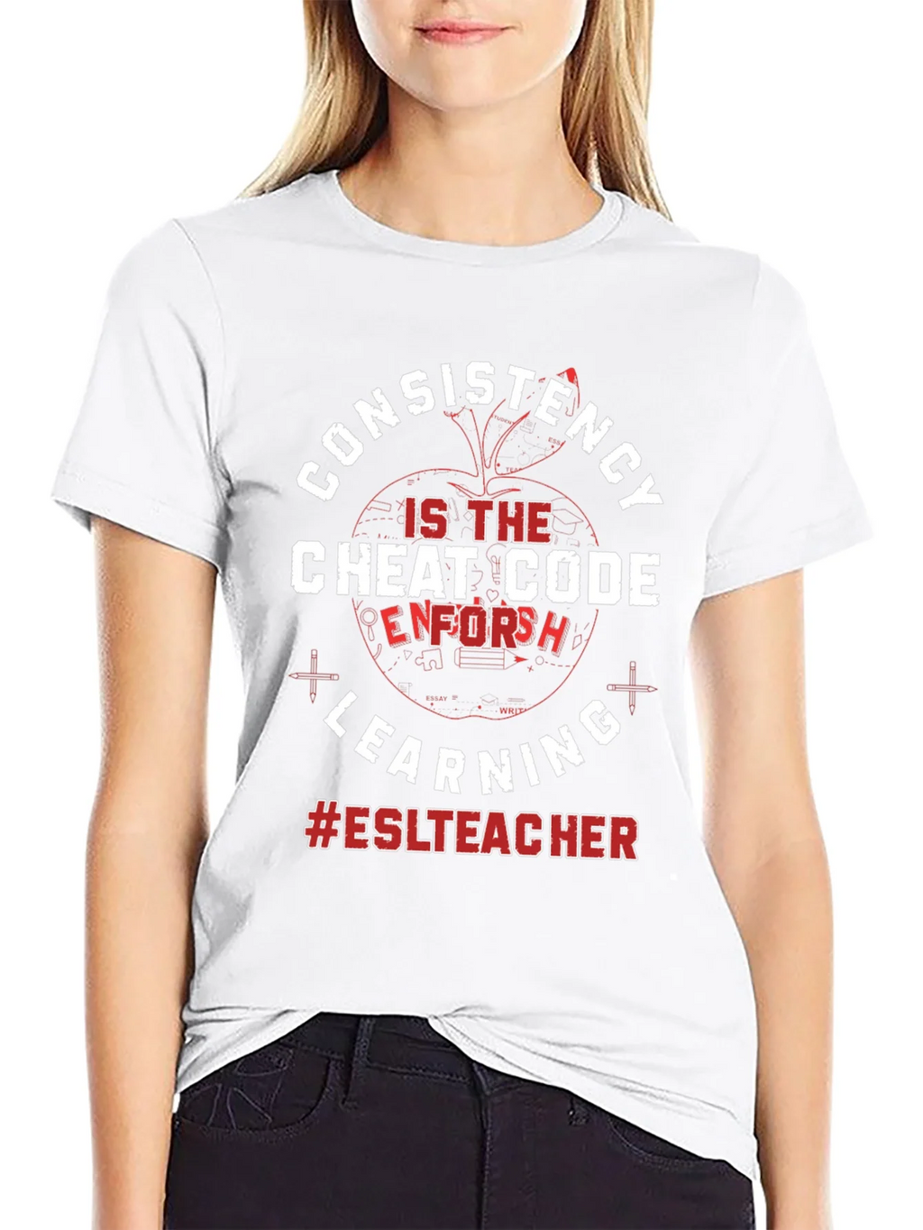 Consistency Cheat Code ESL Teacher T-Shirt