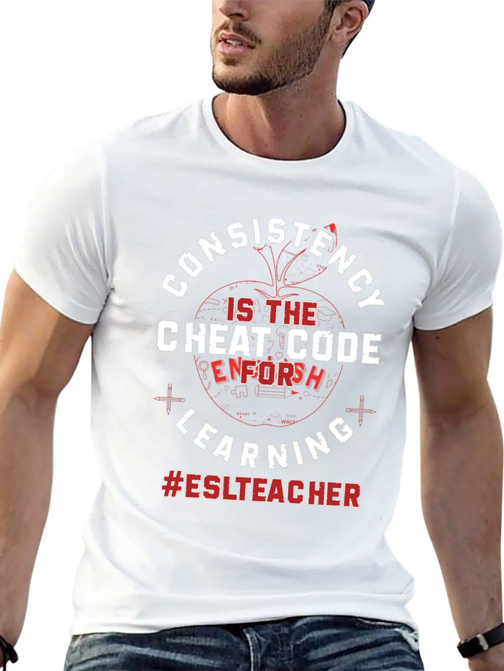 Consistency Cheat Code ESL Teacher T-Shirt