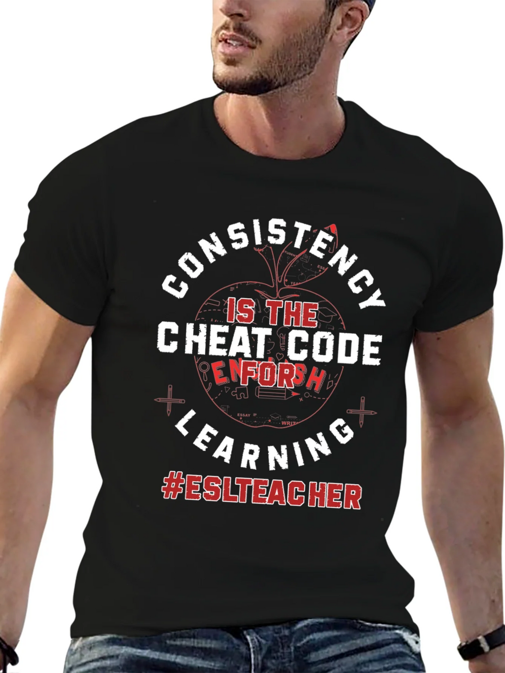 Consistency Cheat Code ESL Teacher T-Shirt
