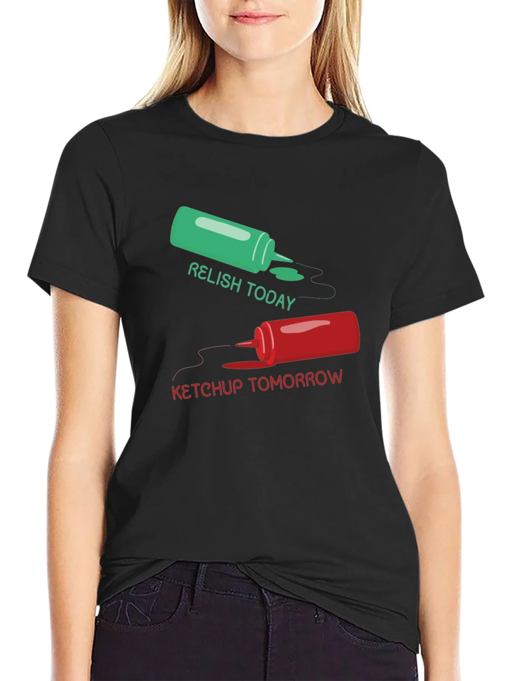 Relish Today Ketchup Tomorrow Graphic Tee