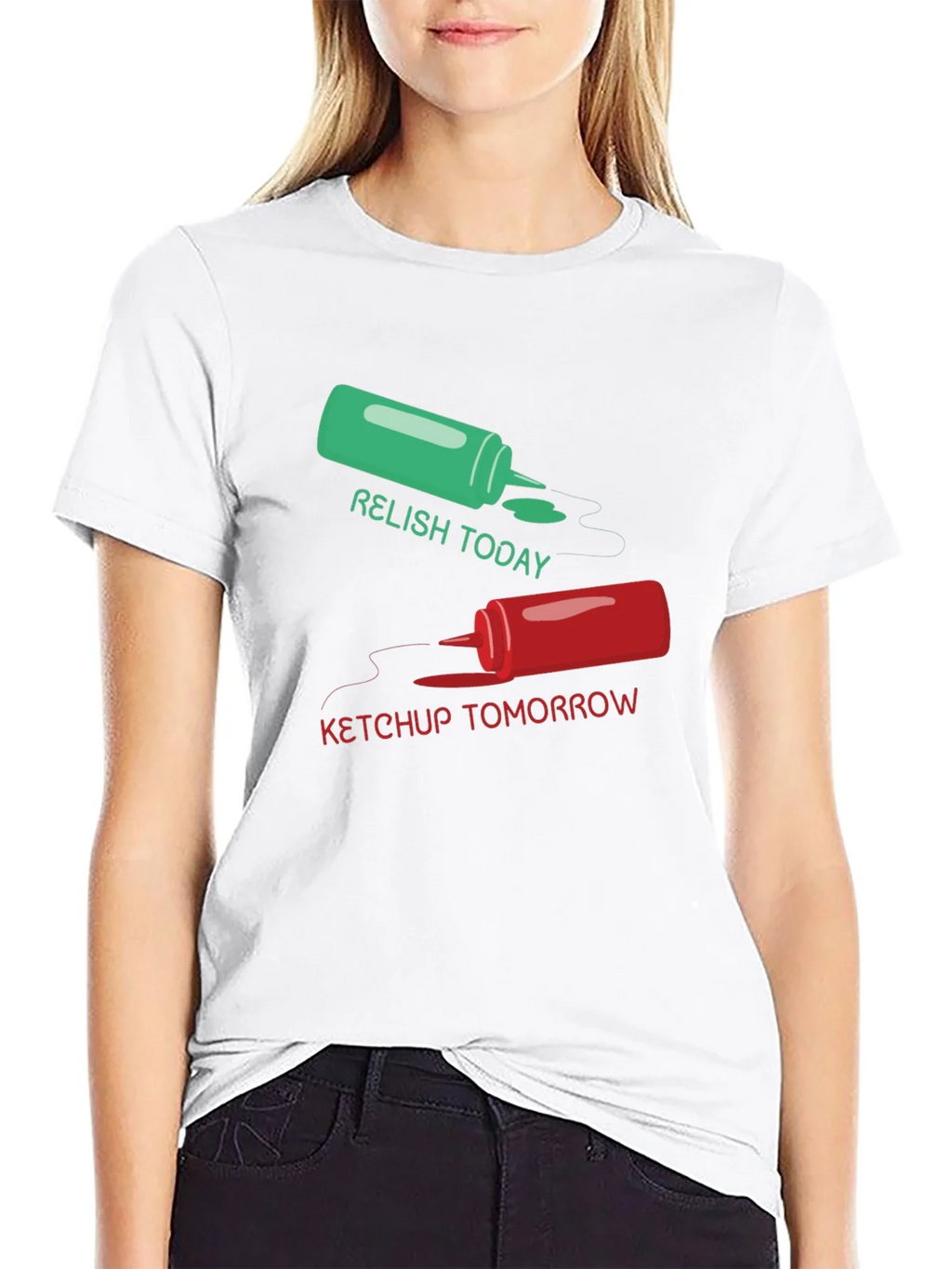 Relish Today Ketchup Tomorrow Graphic Tee