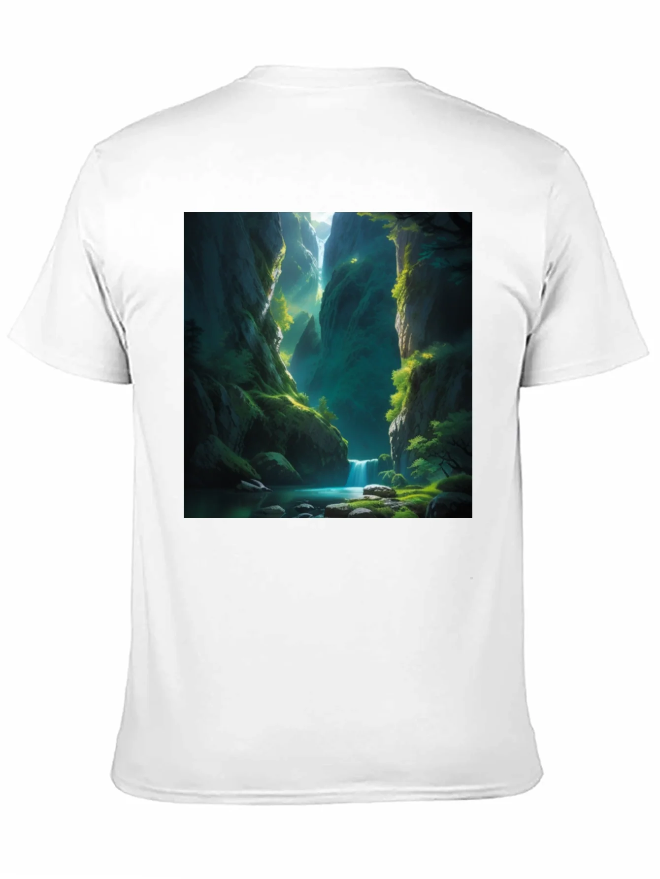 Natures Path Tee: Black Graphic T-Shirt